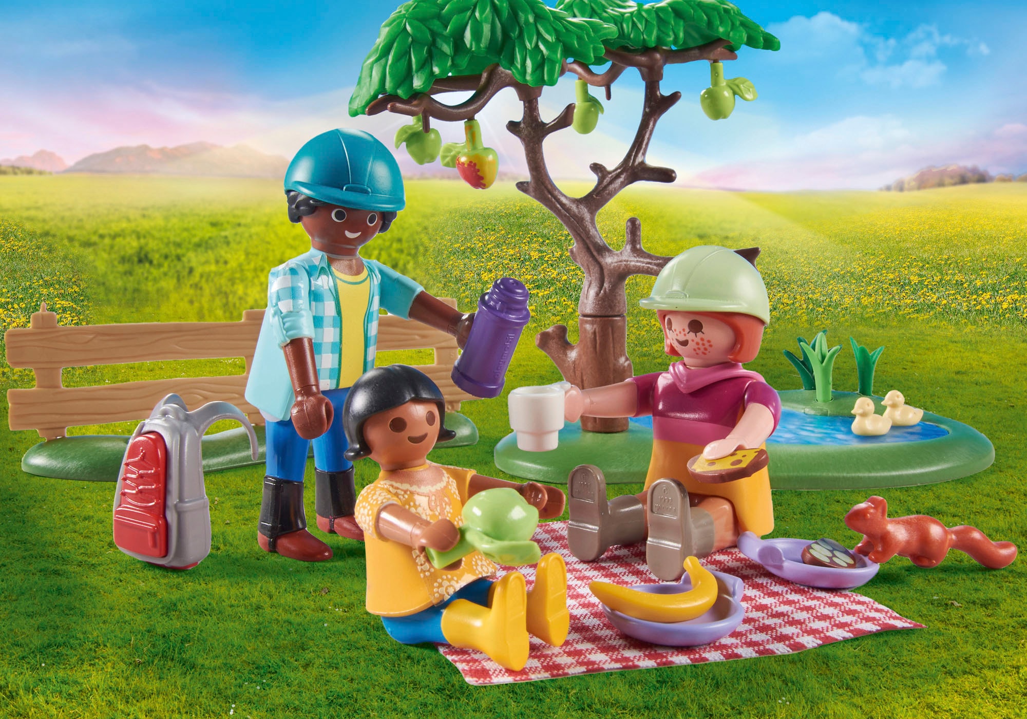 Playmobil® Konstruktions-Spielset »Picknickausflug mit Pferden (71239), Country«, (67 St.), Made in Europe