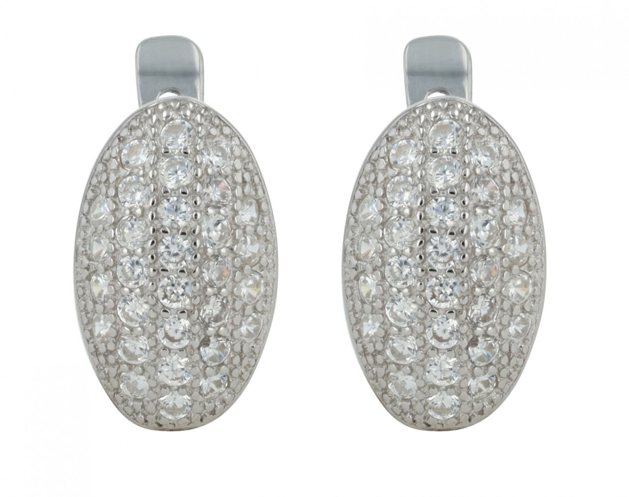 Adelia´s Paar Creolen »Damen Creolen aus 925 Sterling Silber und Zirkonia«