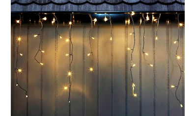 LED-Lichterkette »Eisregen, Weihnachtsdeko aussen«, Lichterregen, Zuleitung ca. 5 Meter
