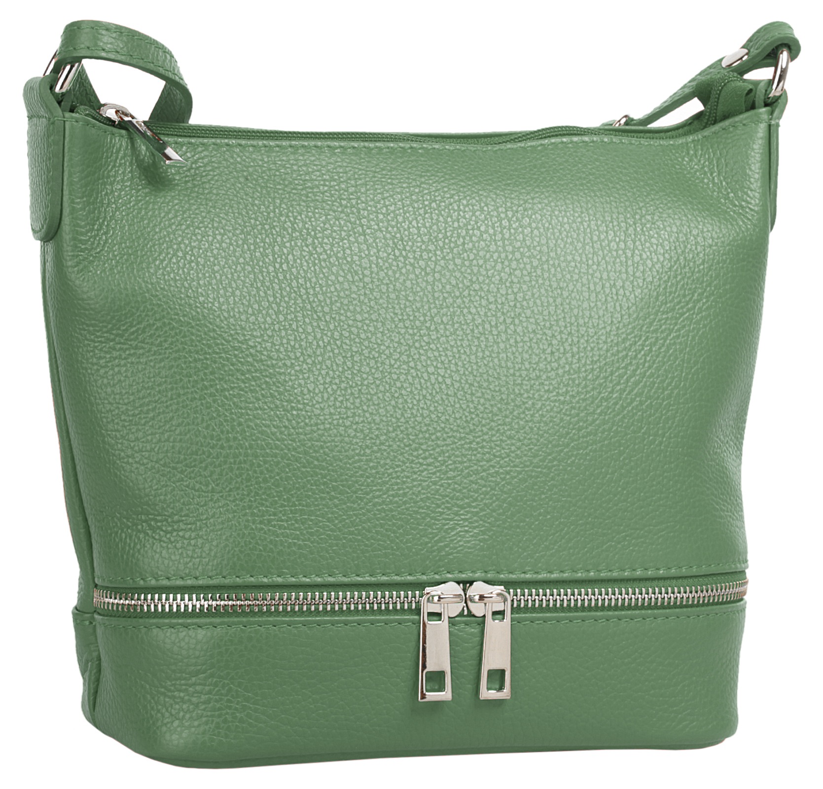 Thumbnail - Cluty Umhängetasche echt Leder, Made in Italy