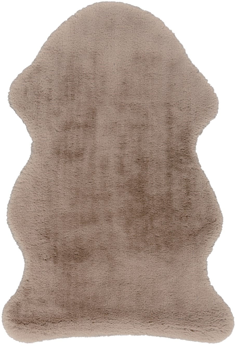 Hochflor-Teppich KAYOOM "Cosy Sheepskin 525", taupe, B:60cm H:25mm L:90cm, Polyester, Teppiche, Fell Kannichen Haptik, weich kuschelig