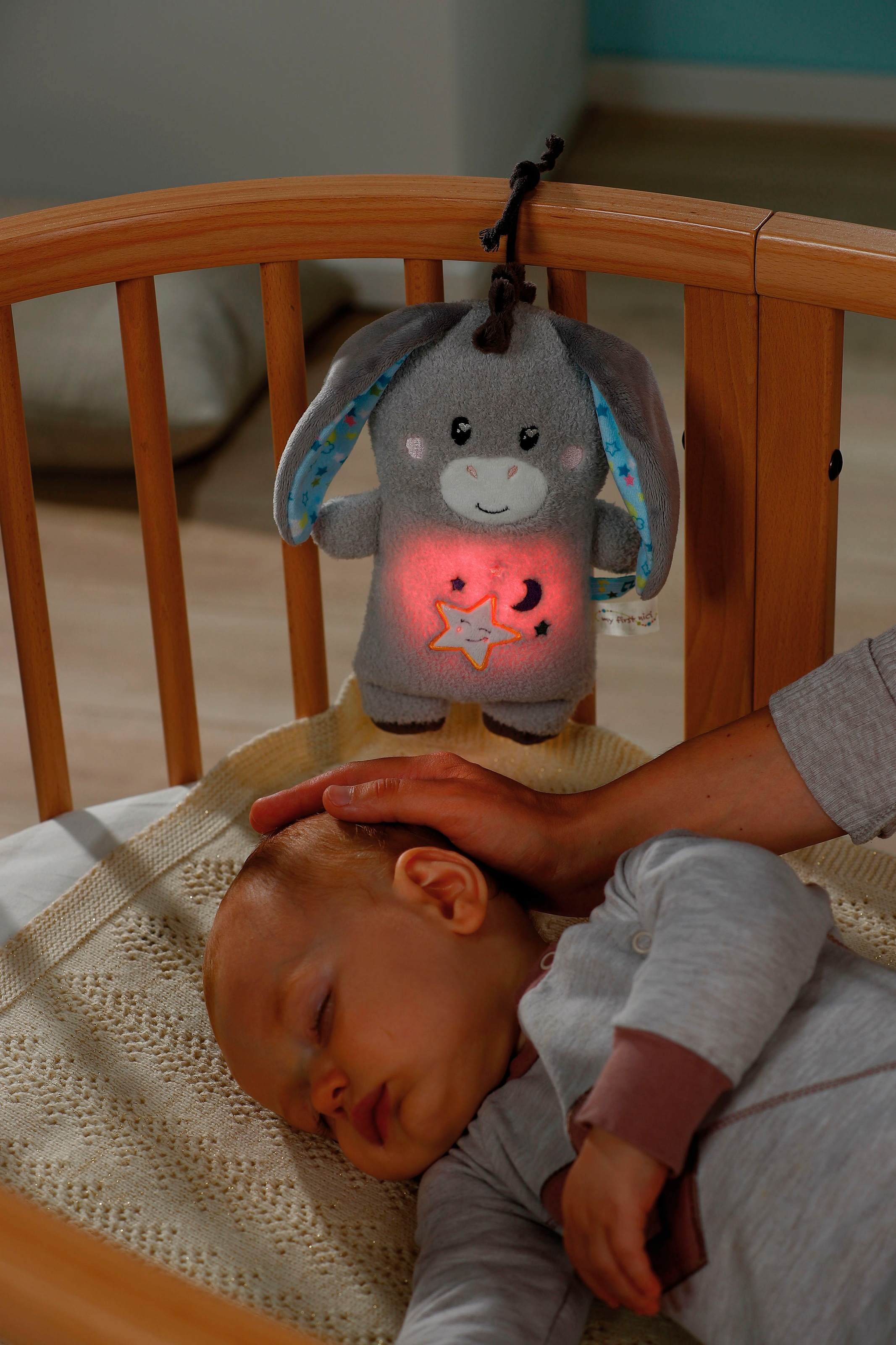 Nici Kuscheltier »My First NICI, Esel Littledoo 25 cm«, Baby Einschlafhilfe; mit Licht und Sound