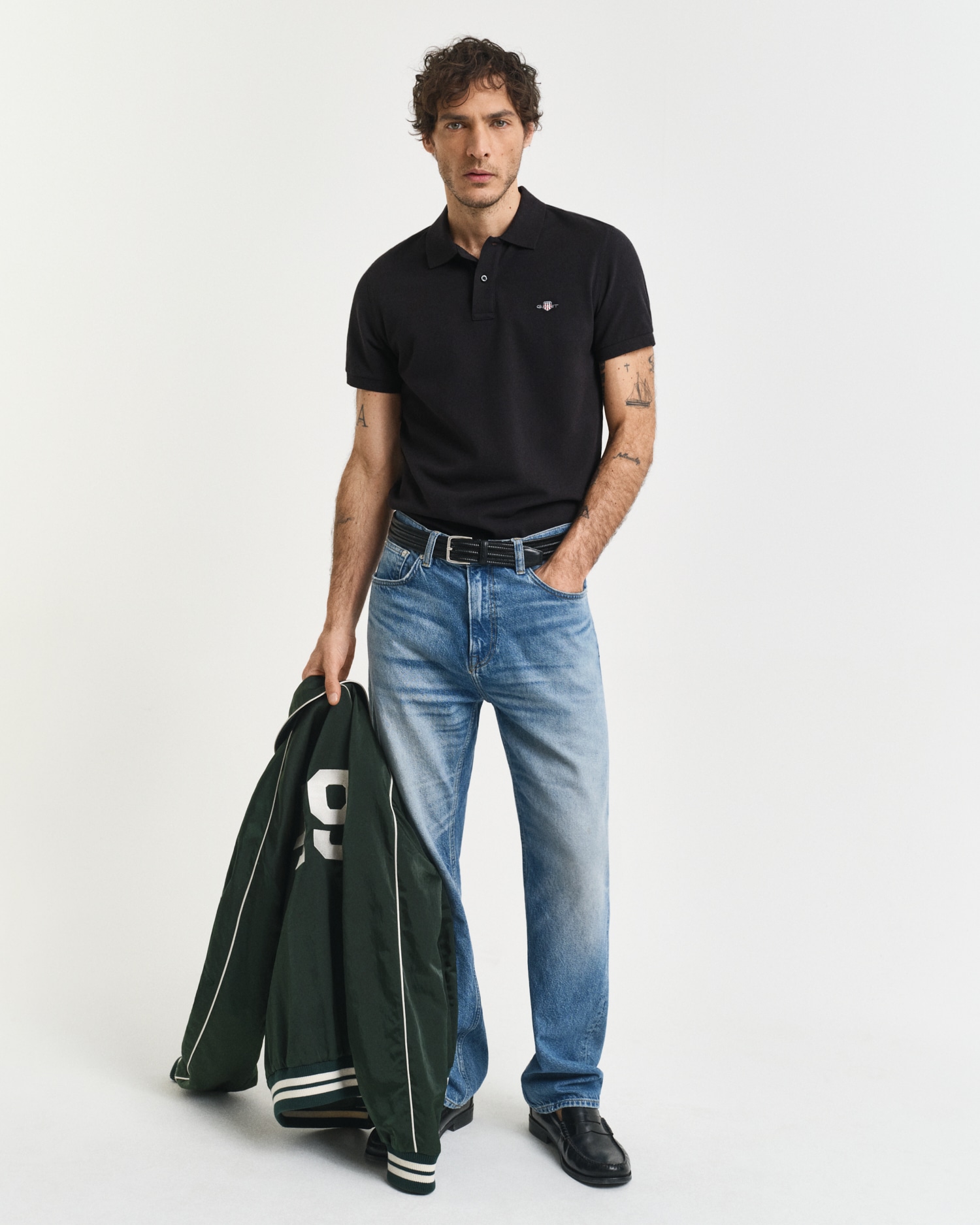 Gant Poloshirt »SLIM SHIELD SS PIQUE POLO« mit Logostickerei auf der Brust