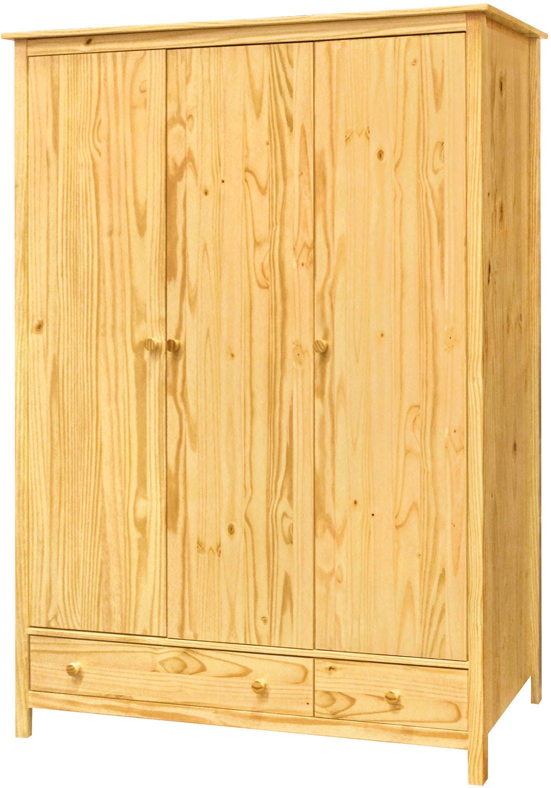 Home affaire Kleiderschrank, (1 St.), gefertigt aus massivem Kiefernholz