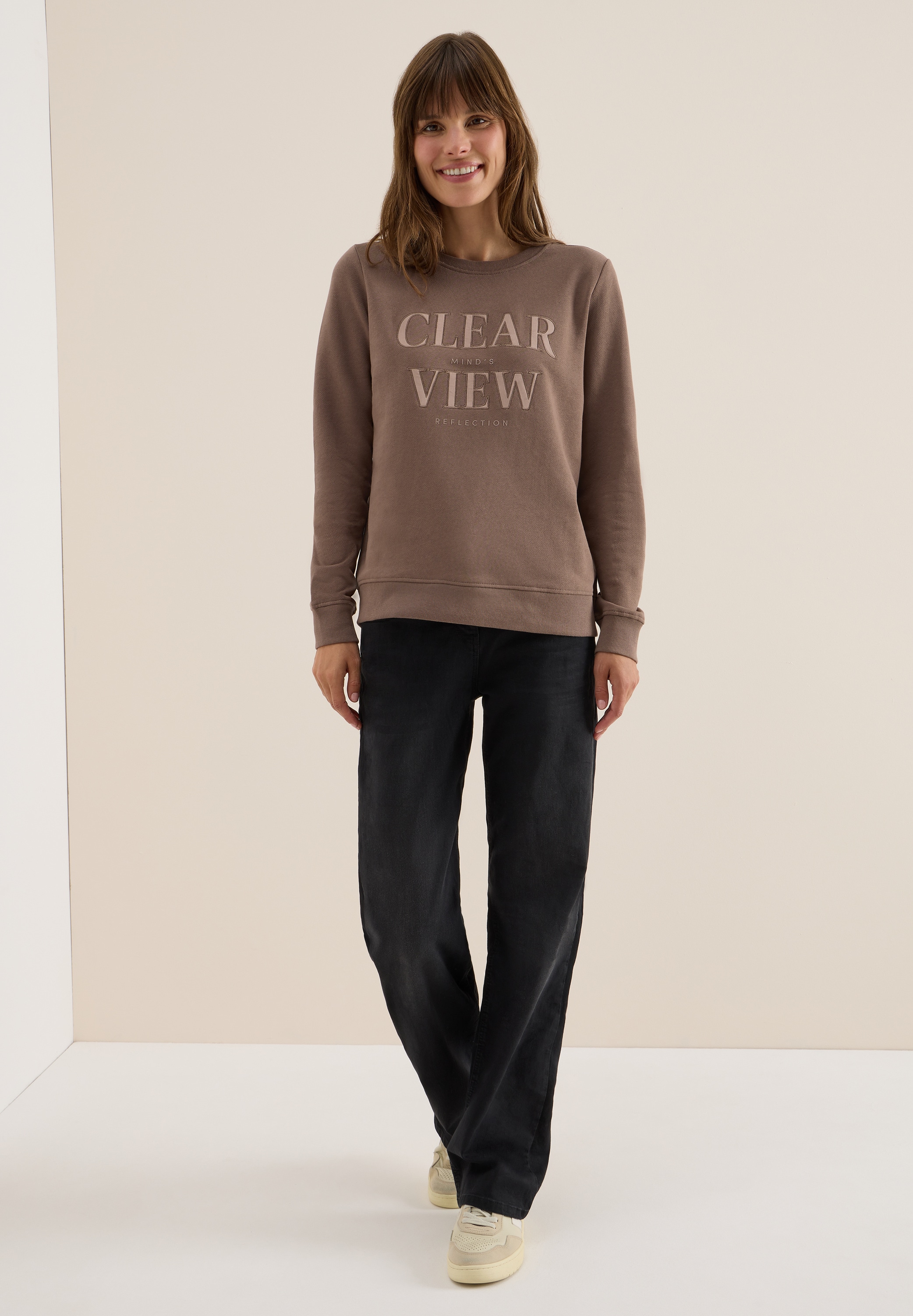 Cecil Sweatshirt, aus reiner Baumwolle