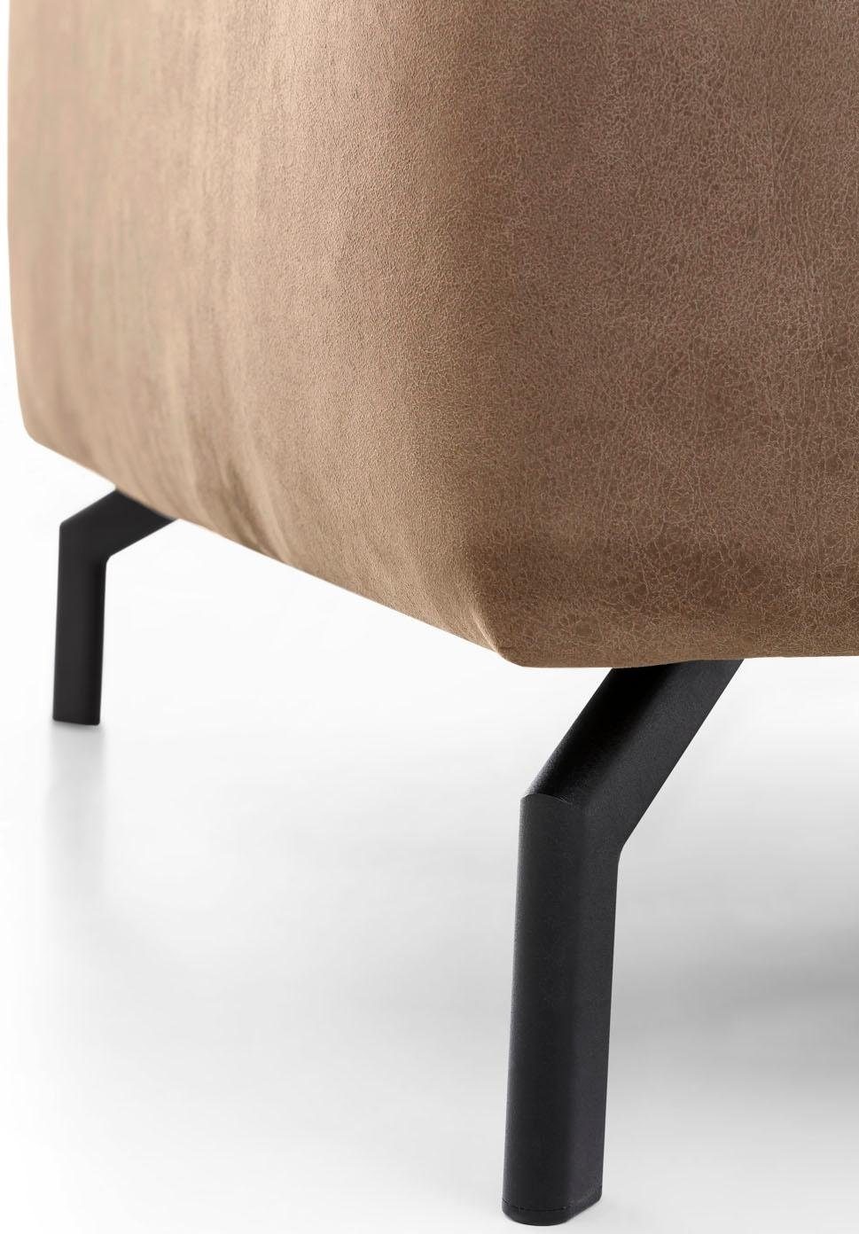 Places of Style Ecksofa »Olanta, L-Form«, mit verstellbaren Kopfstützen
