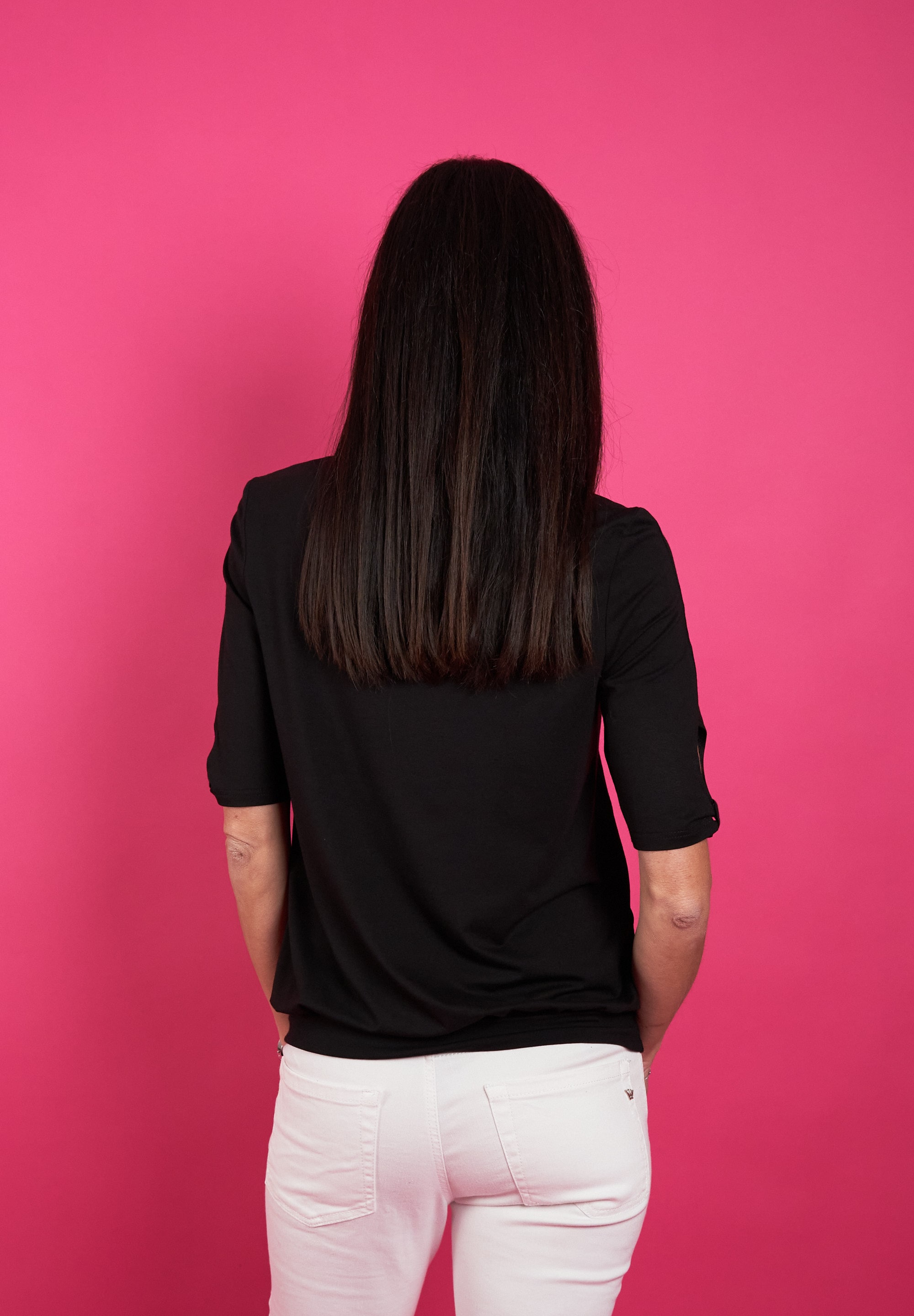 Seidel Moden Rundhalsshirt, mit Cut-Out Details, MADE IN GERMANY