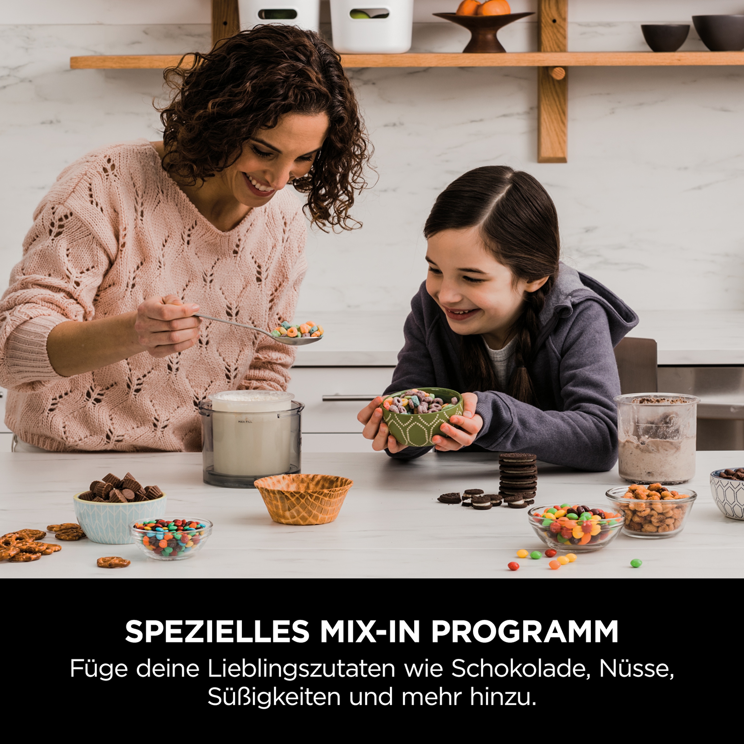 NINJA Eismaschine »NC302EU Creami« 0,47 l 800 W Mit 2 Dessertbehältern