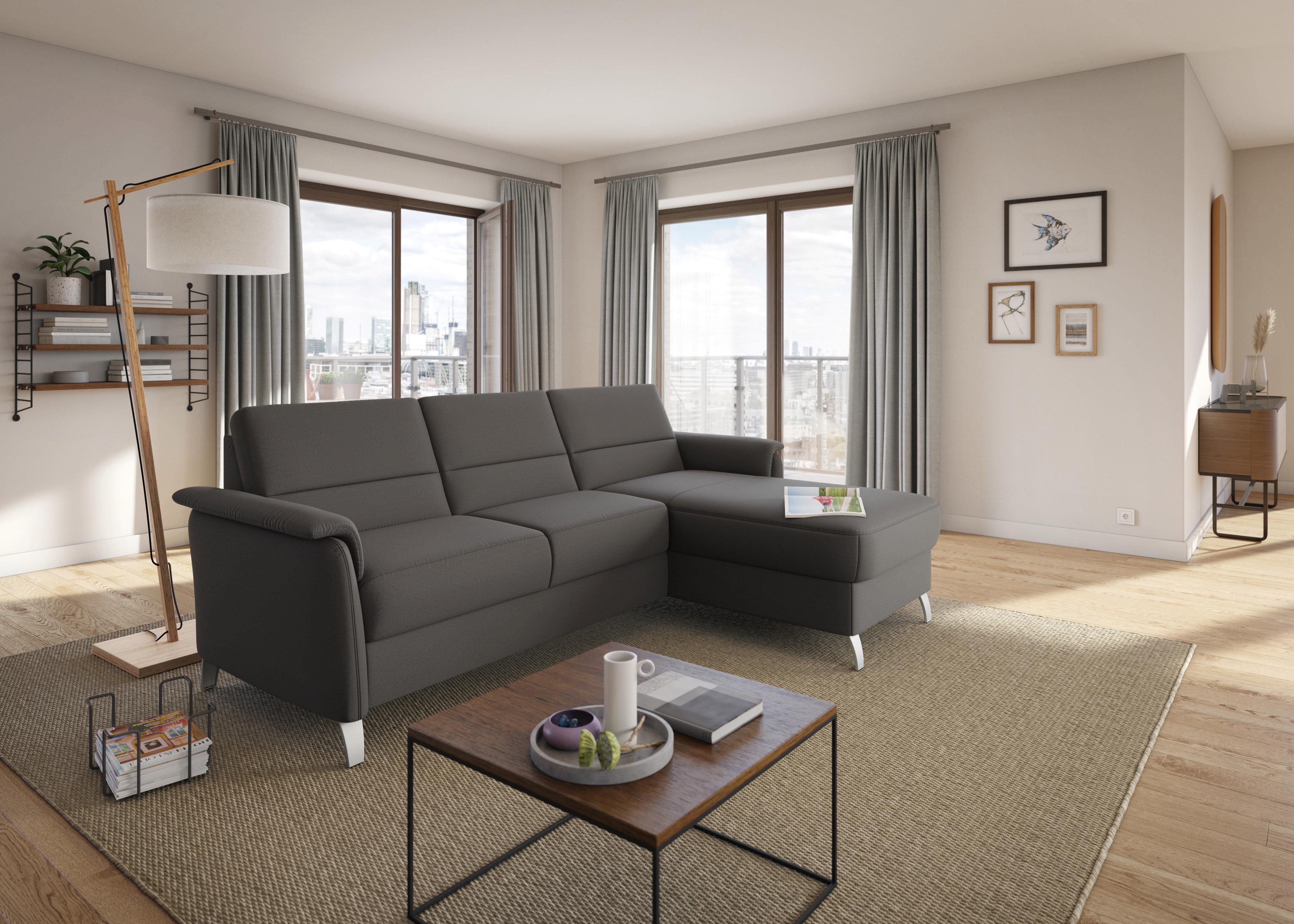 Thumbnail - sit&more Ecksofa "Palmera L-Form", Federkern, wahlweise mit Bettfunktion und mit/ohne Stauraum