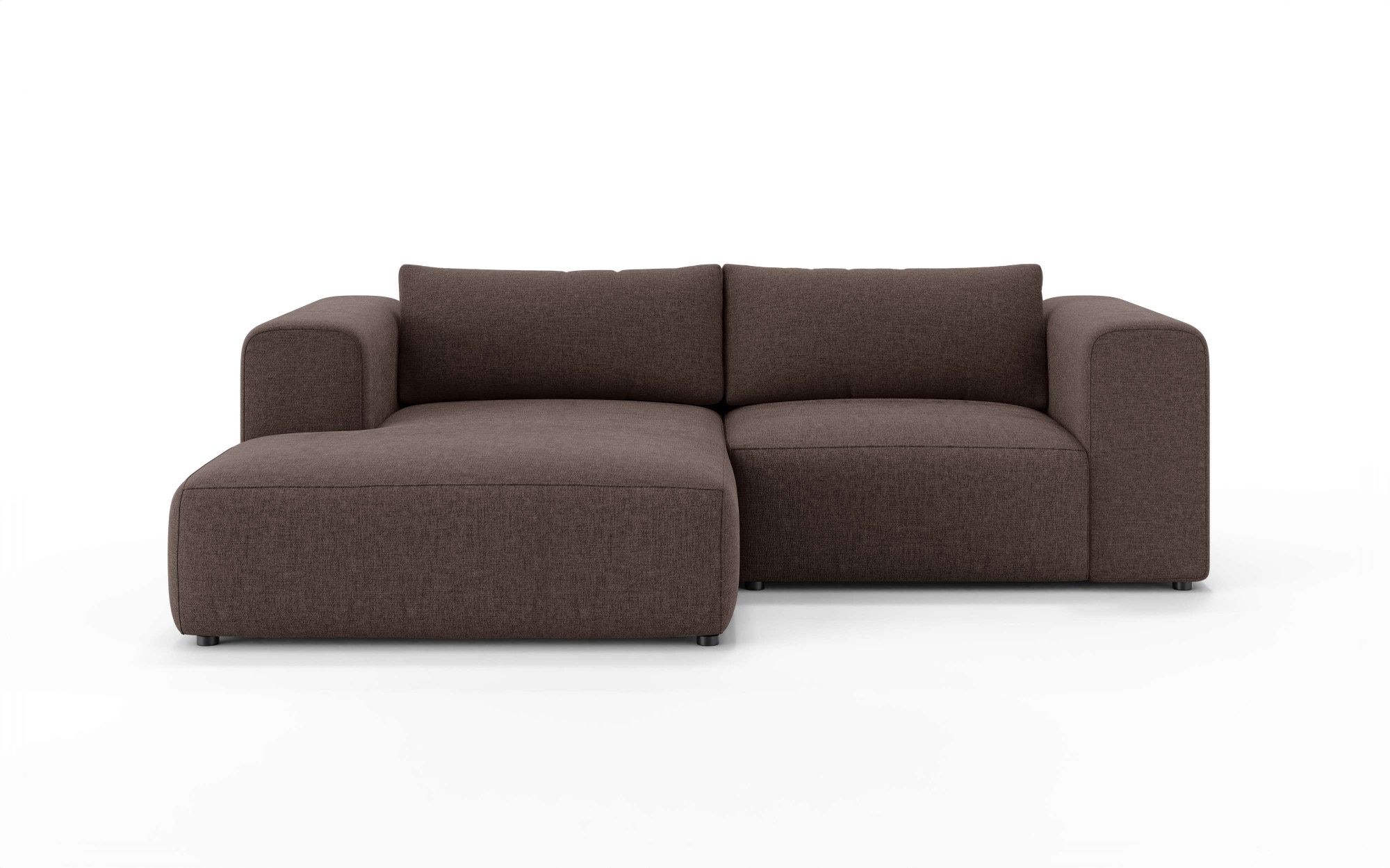 OTTO home Ecksofa »TIARRA Design-Sofa mit Ottomane recht/links bestellbar, Breite 241 cm« L-Form mit hochelastischer Schaum und Wellenunterfederung