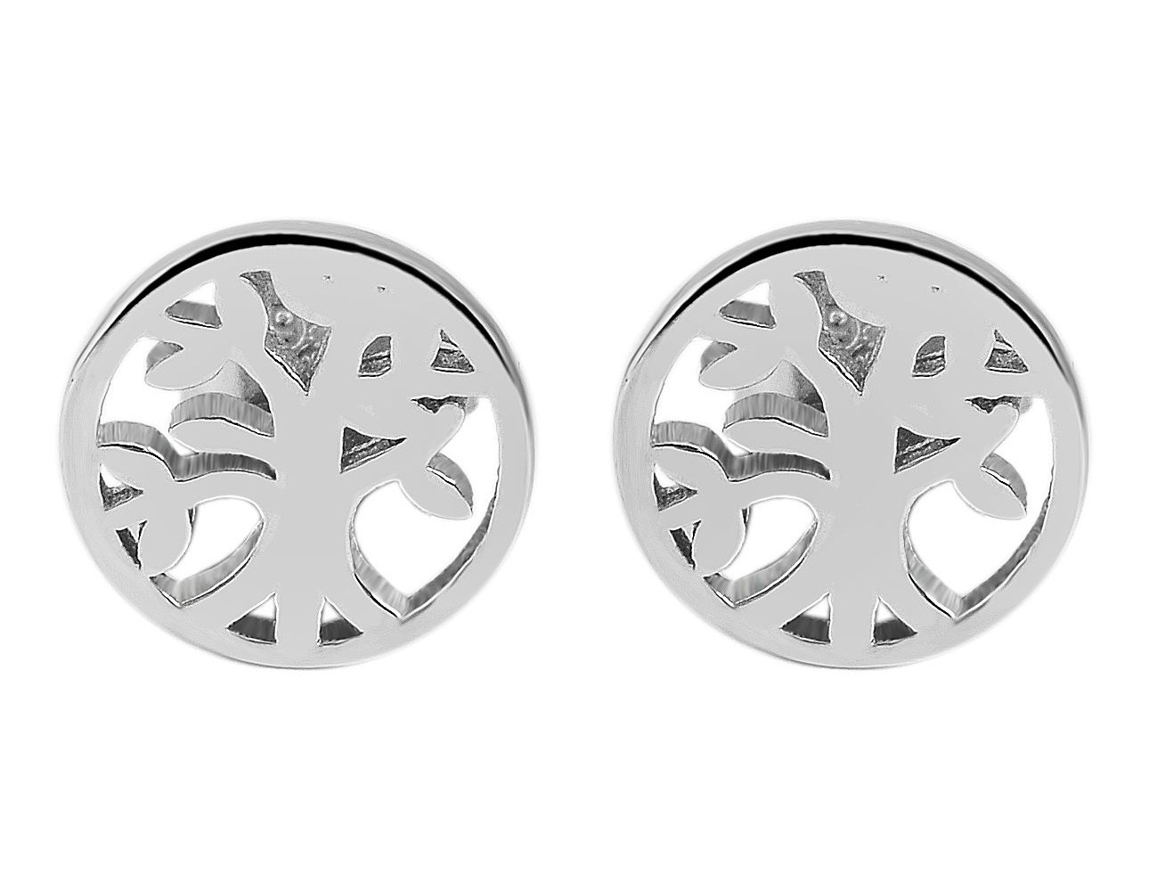 Adelia´s Paar Ohrhänger "Ohrringe – Ohrstecker Lebensbaum aus 925 Silber" Geschenkidee: zeitlos und vielseitig