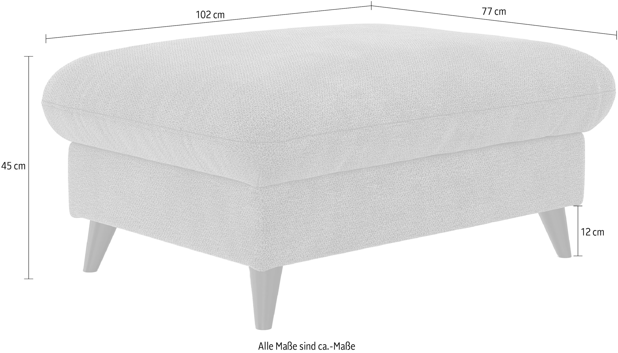 COTTA Stauraumhocker »Pike, B: 102 cm« mit Stauraum