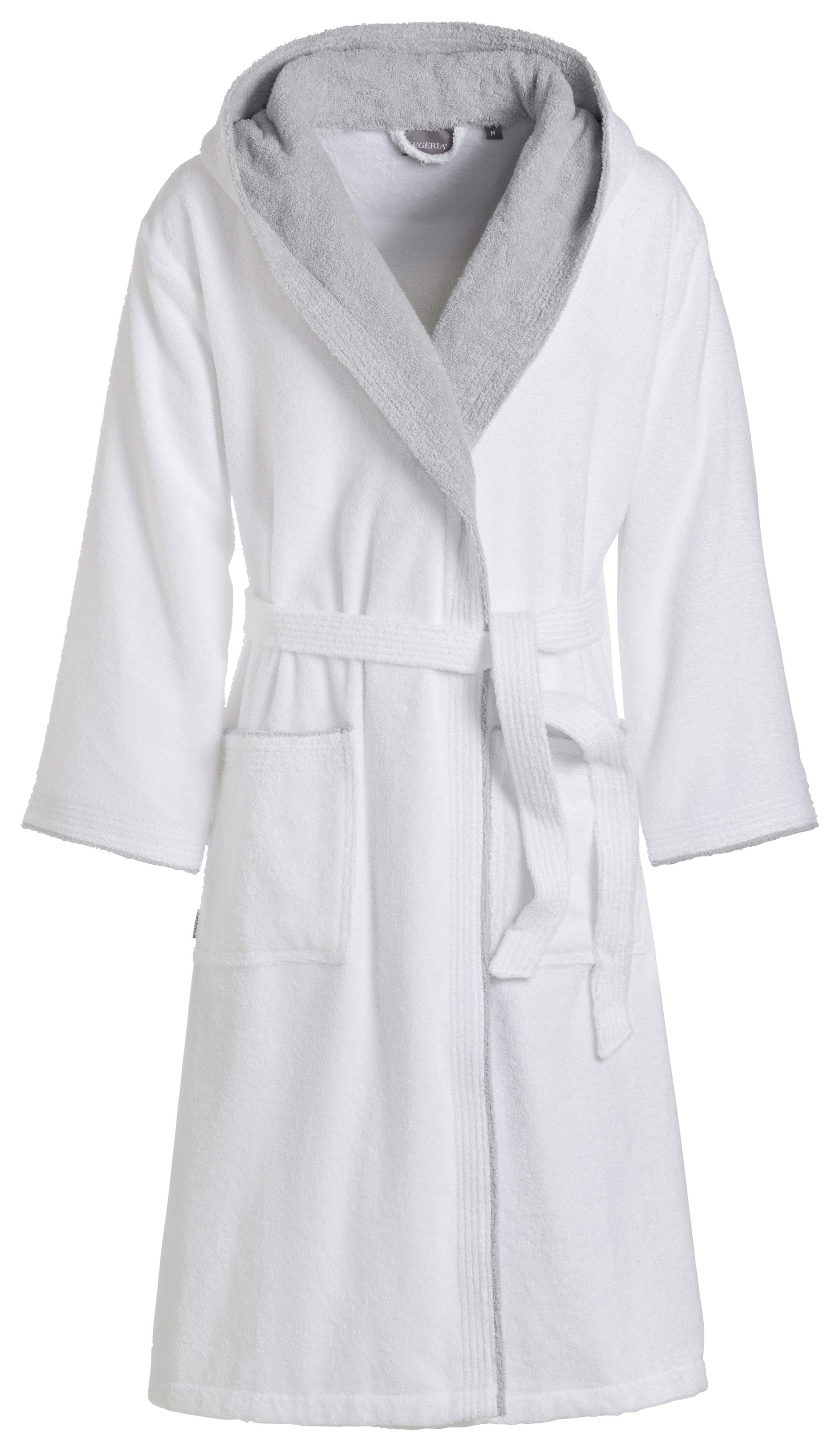 Egeria Unisex-Bademantel »Cairo, ideal für Sauna & Spa, Hotelbademantel, Morgenmantel« 1 Stk. mit Kapuze, Doubleface Optik