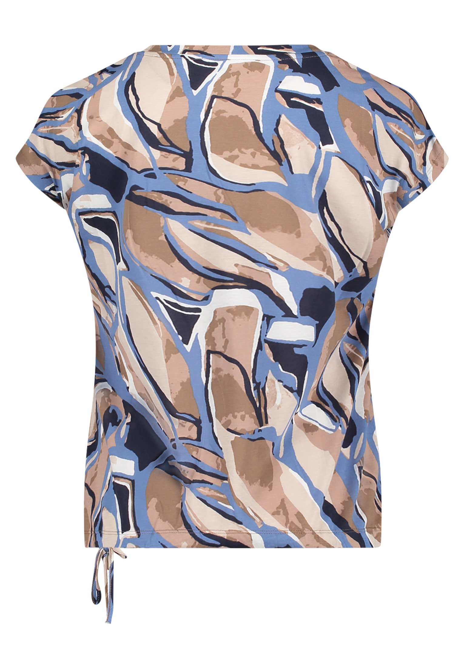 Betty&Co Kurzarmshirt »Betty & Co Damen Casual-Shirt mit Tunnelzug«, (1 tlg.)