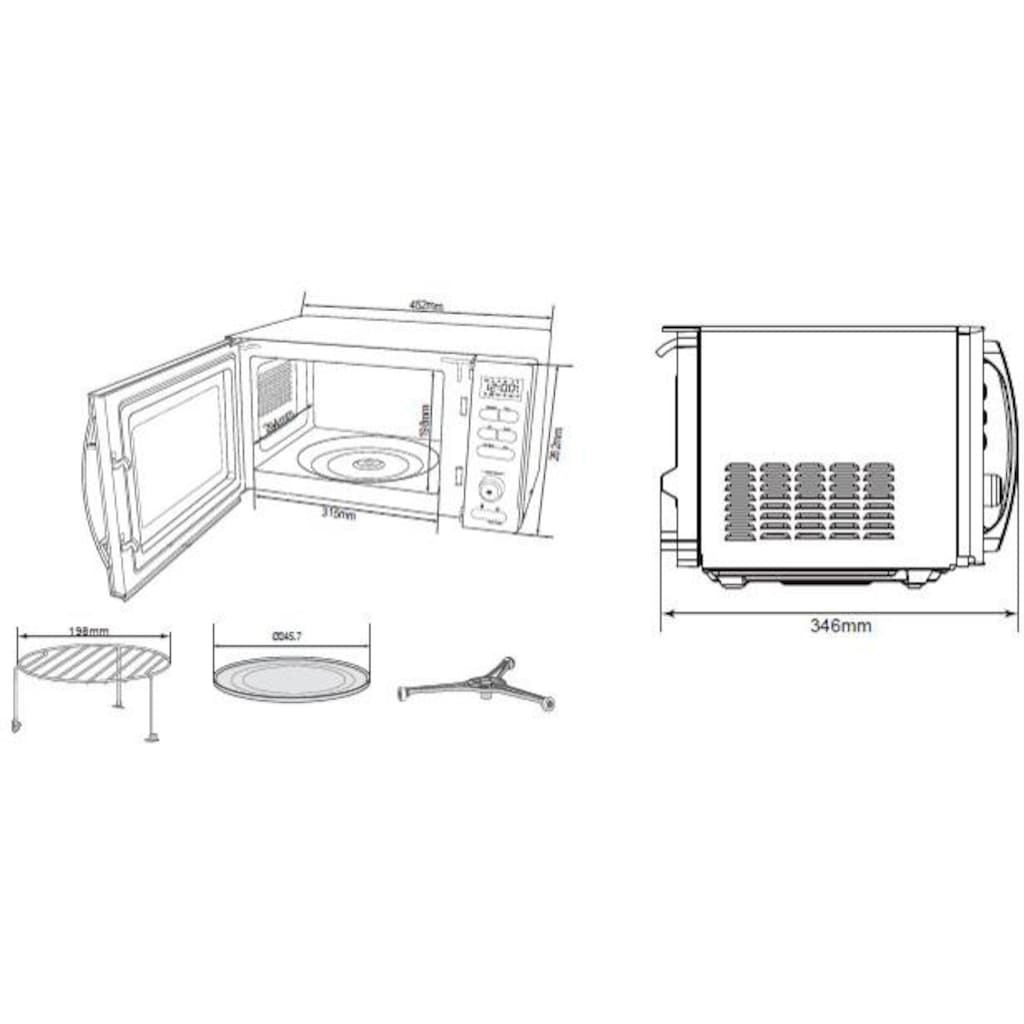 Privileg Mikrowelle »22875556«, Grill, 700 W