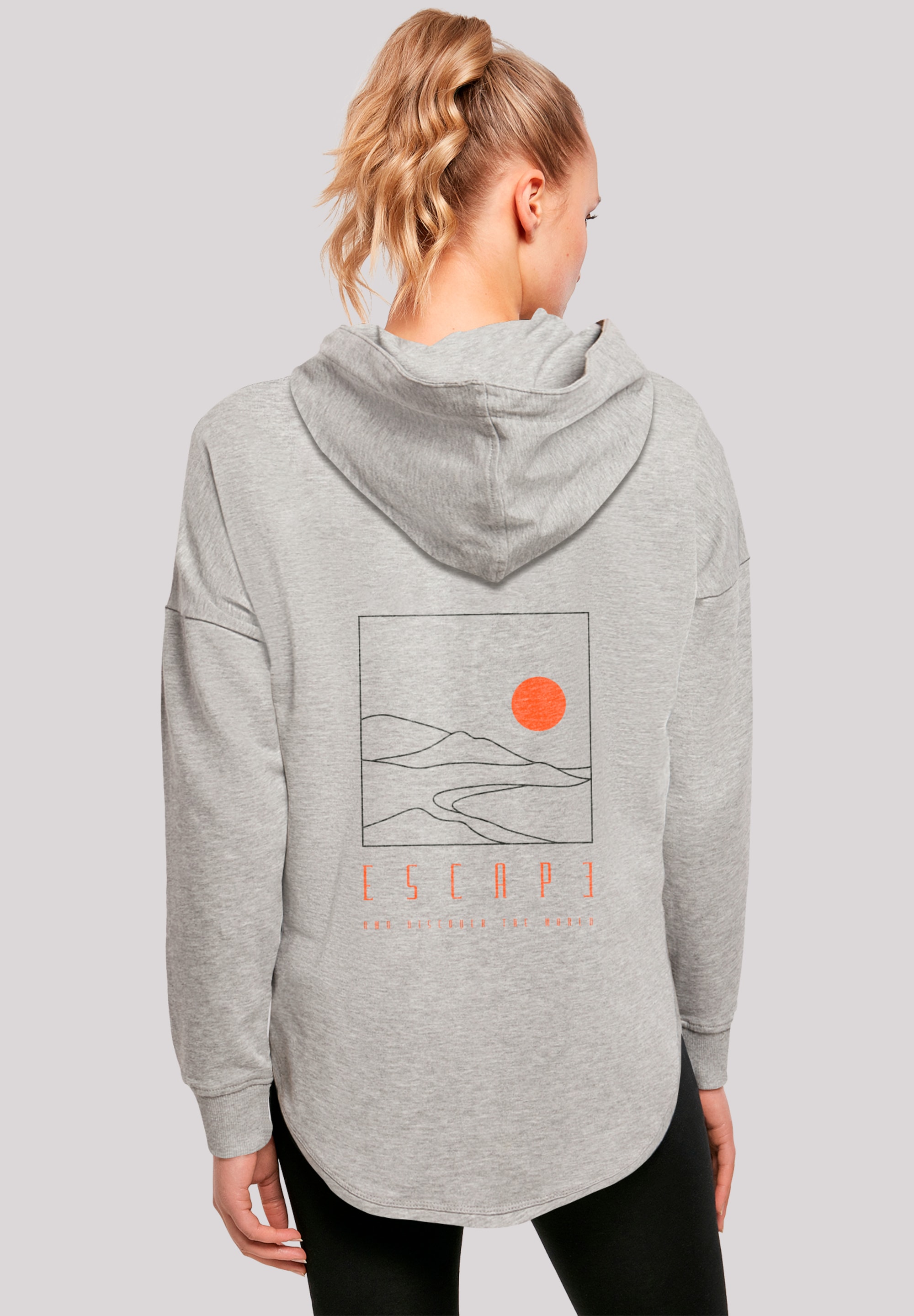F4NT4STIC Kapuzenpullover "Oversize Escape Discover the World Landscape", D günstig online kaufen
