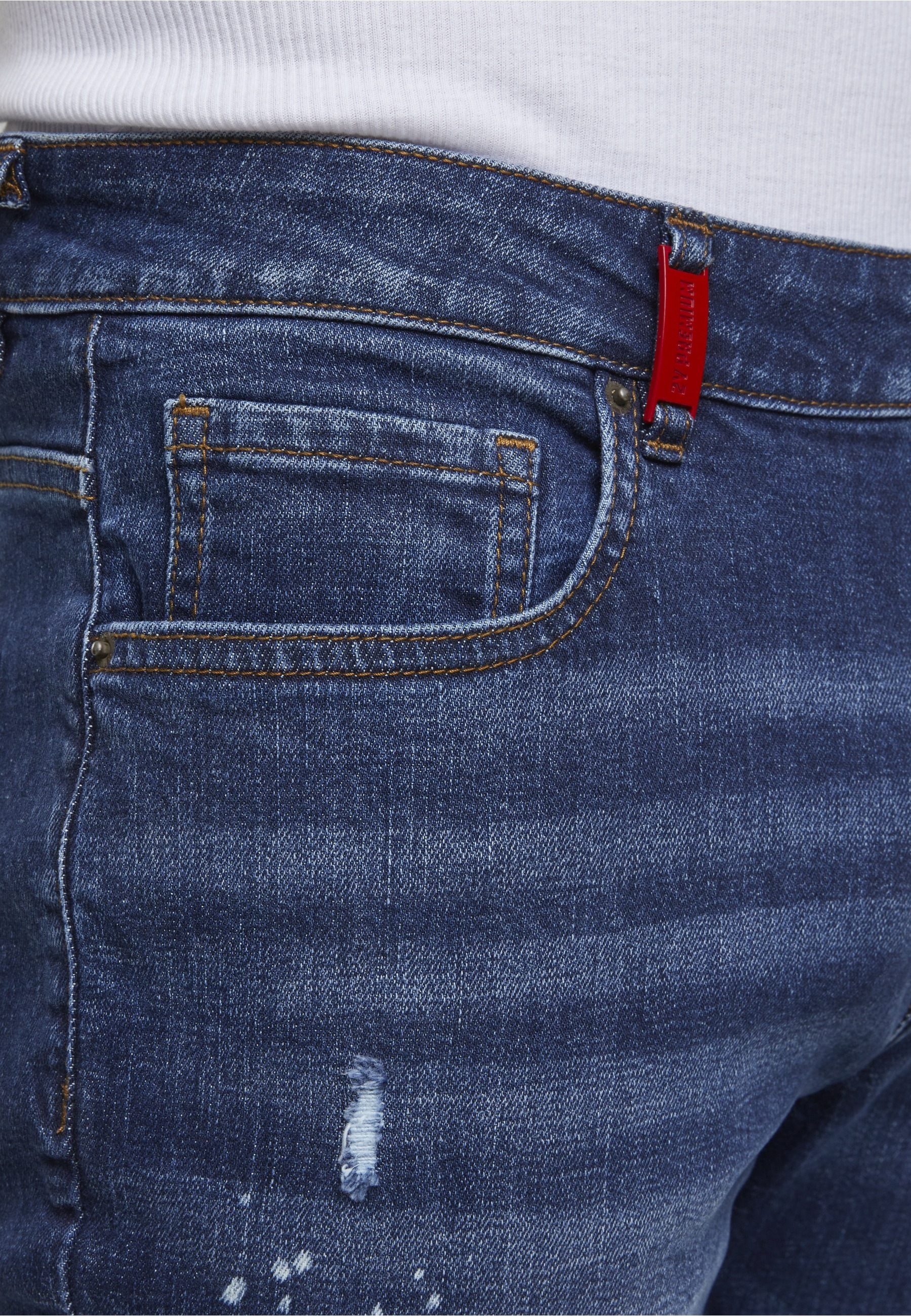 2Y Premium Bequeme Jeans »2Y Premium 2Y EMILIO RIPPED SLIM FIT JEANS«