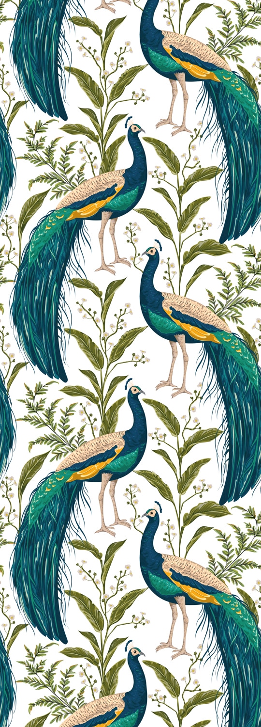 QUEENCE Vinyltapete "Cameron", B/L: 0,9mm x 2,5mm, Rollen:, bunt, Tapeten, 90x250cm, selbstklebend, kinderleichte Anbringung,, Sticker