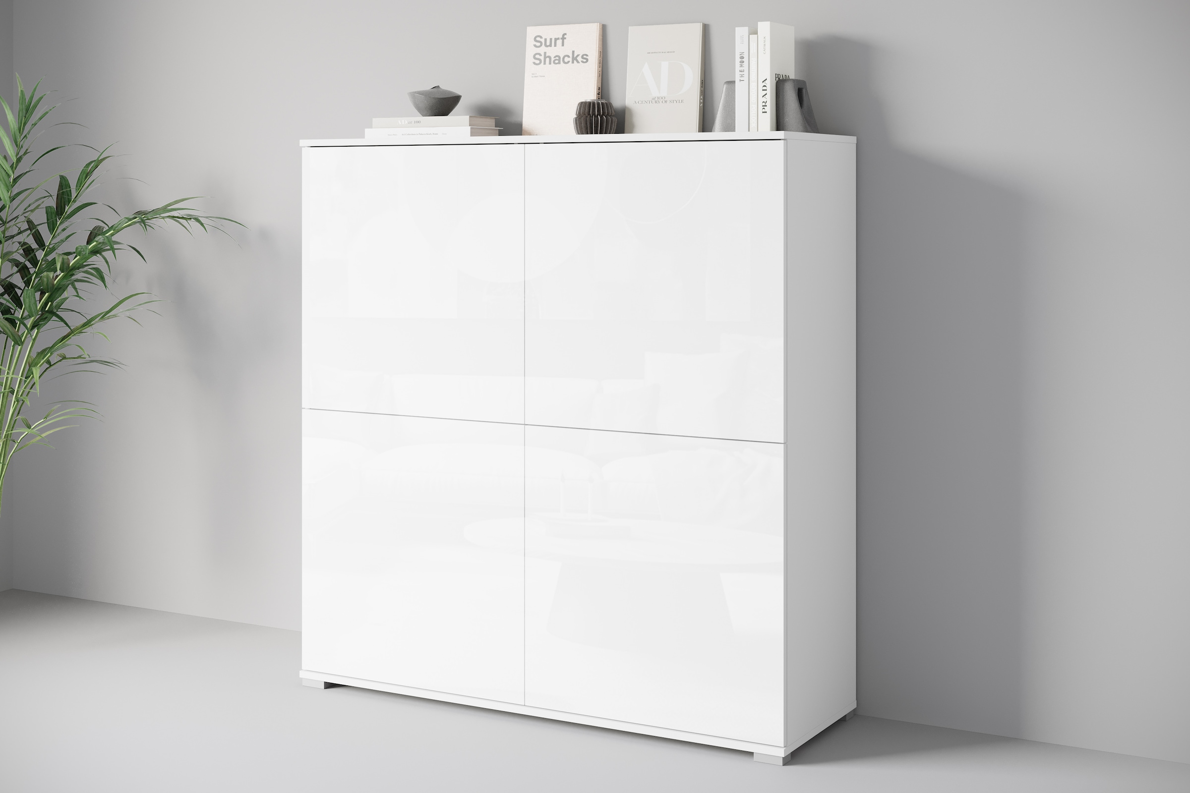 OTTO home PC-Schrank »Kenia, Sekretär, Home Office« 1 Stk. tlg. Mit Push-to-open, Tastaturauszug und praktischem Stauraum