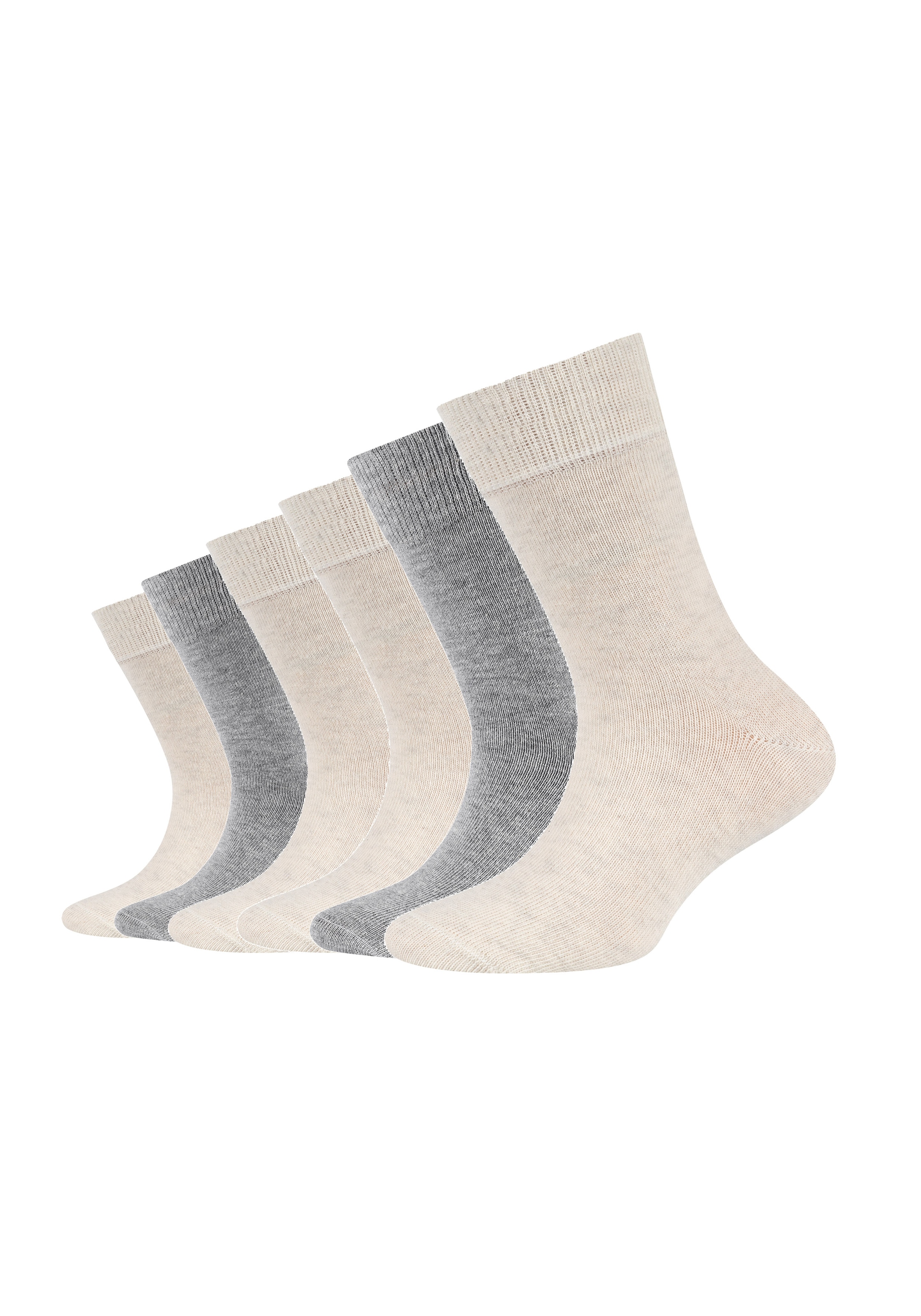 Camano Socken "ca-soft" 6 Paar, mit Komfortbund und gepolsterten Zehen-/Fer günstig online kaufen