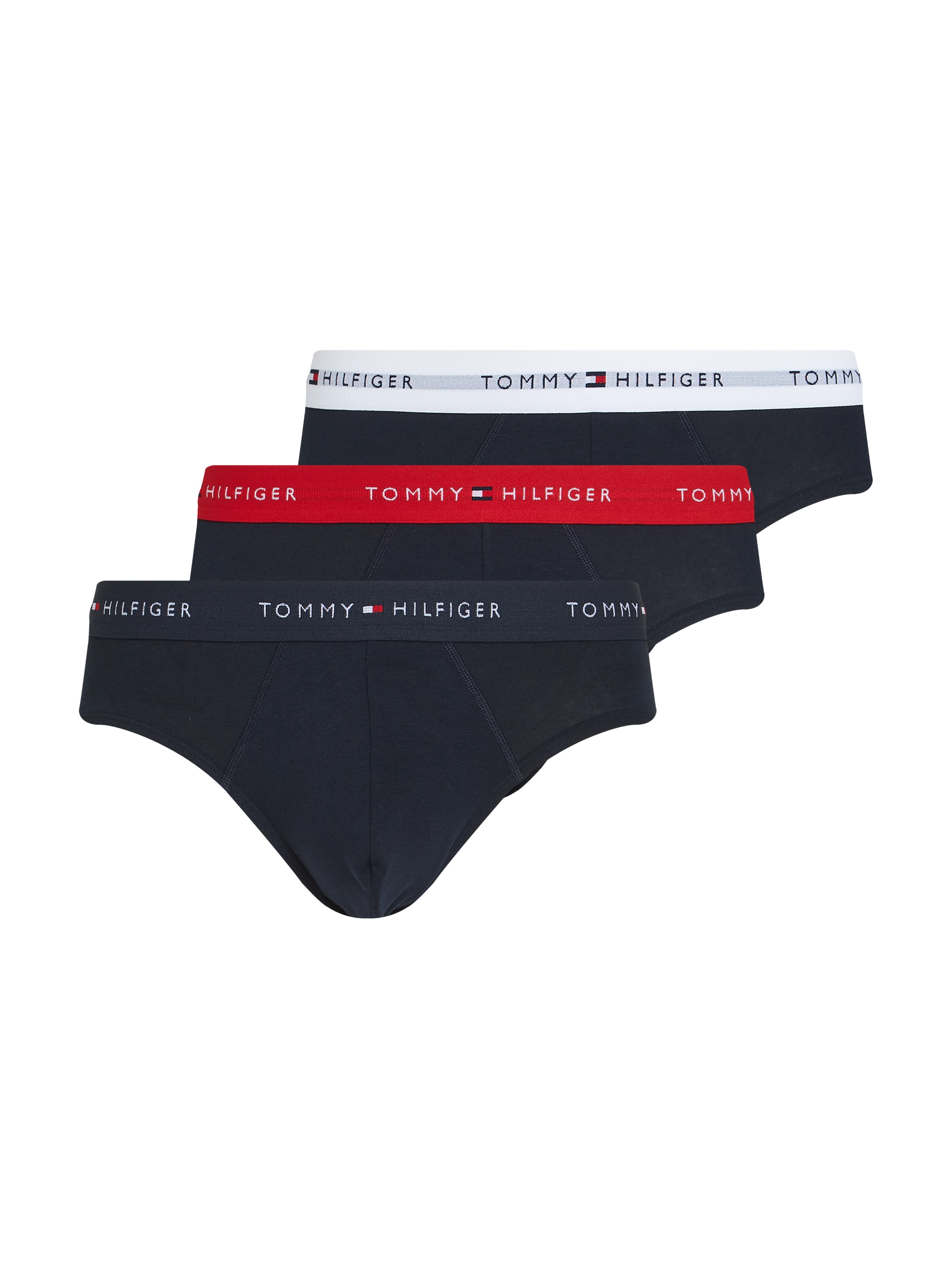 Tommy Hilfiger Underwear Slip "3P BRIEF DTM" Packung, 3er, 3 Stk. mit Logo- günstig online kaufen