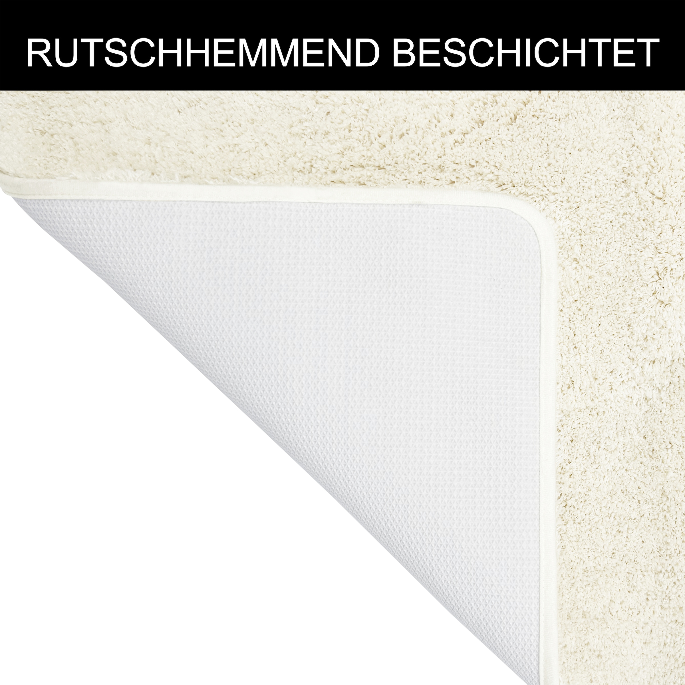Möve Badematte »Superwuschel, Badvorleger, Badezimmer Teppich« Höhe 40 mm rutschhemmend beschichtet fußbodenheizungsgeeignet | schnell trocknend | strapazierfähig Mikrofaser-Badematte, Badteppich, rechteckig, rund & als 3-tlg. Set