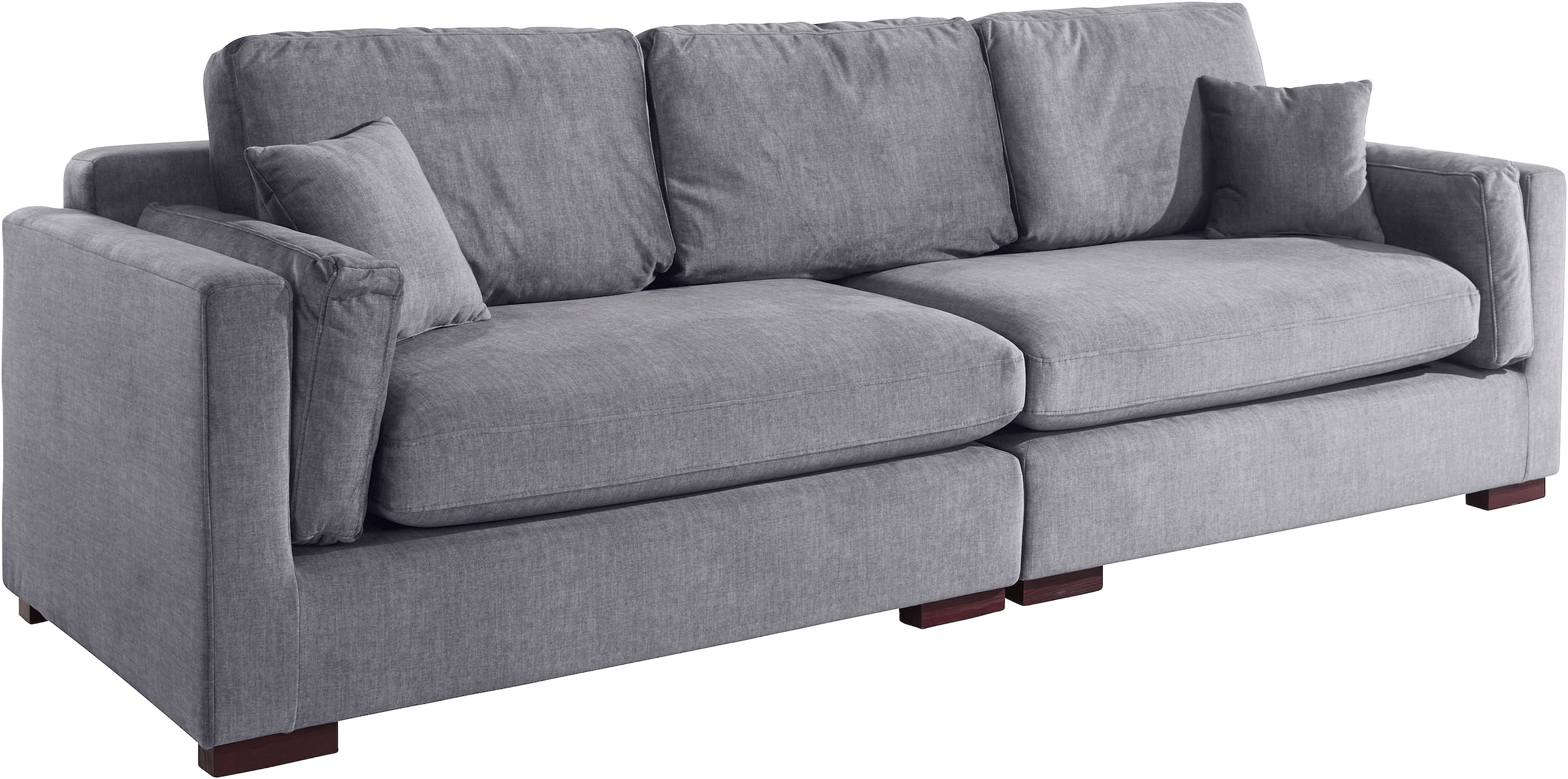 Home affaire Big-Sofa »Fresh Pond«, in vielen Bezugsqualitäten und Farben, B/T/H: 290/96/95 cm