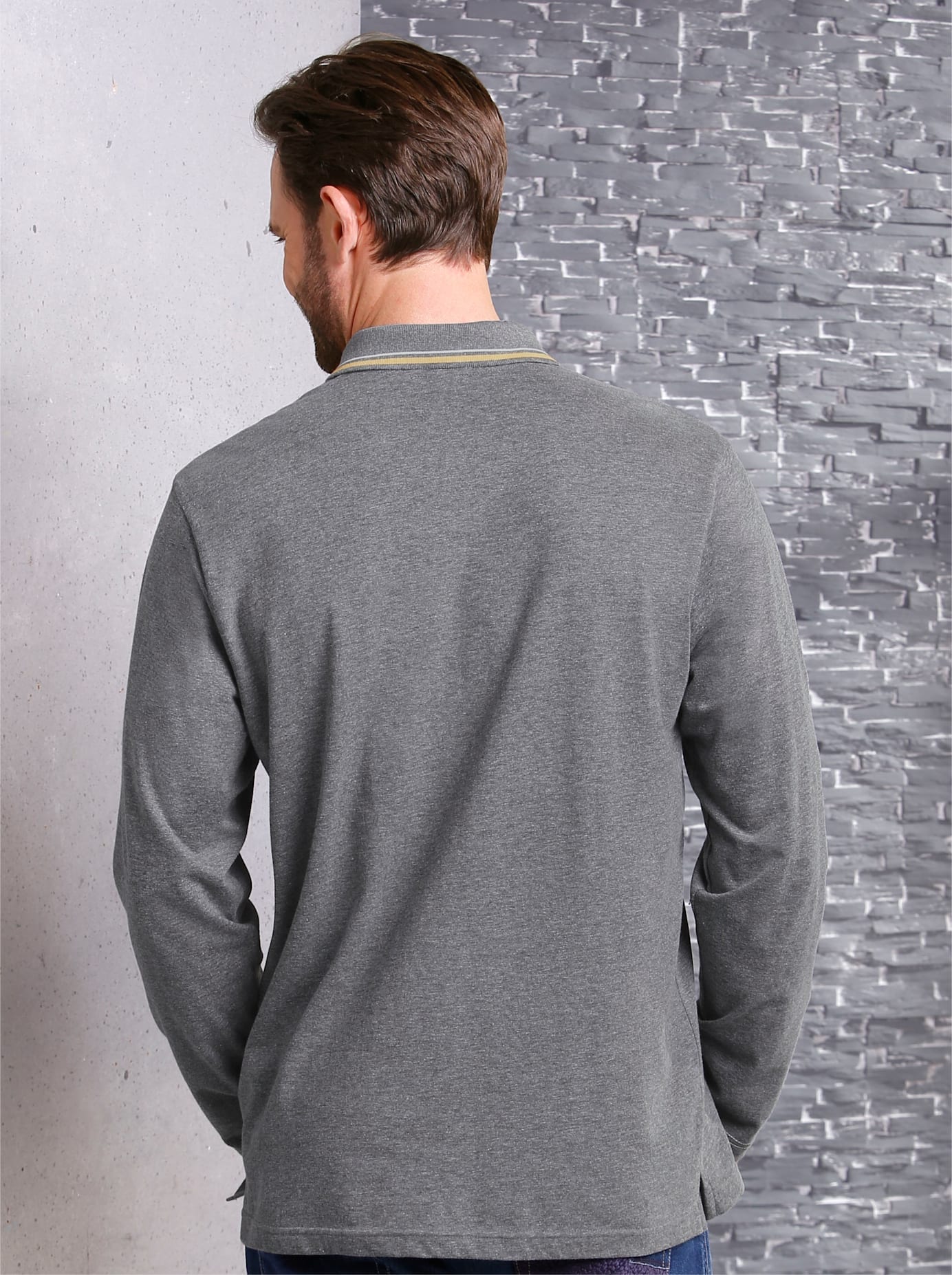 Classic Langarm-Poloshirt »Poloshirt«, (1 tlg.)