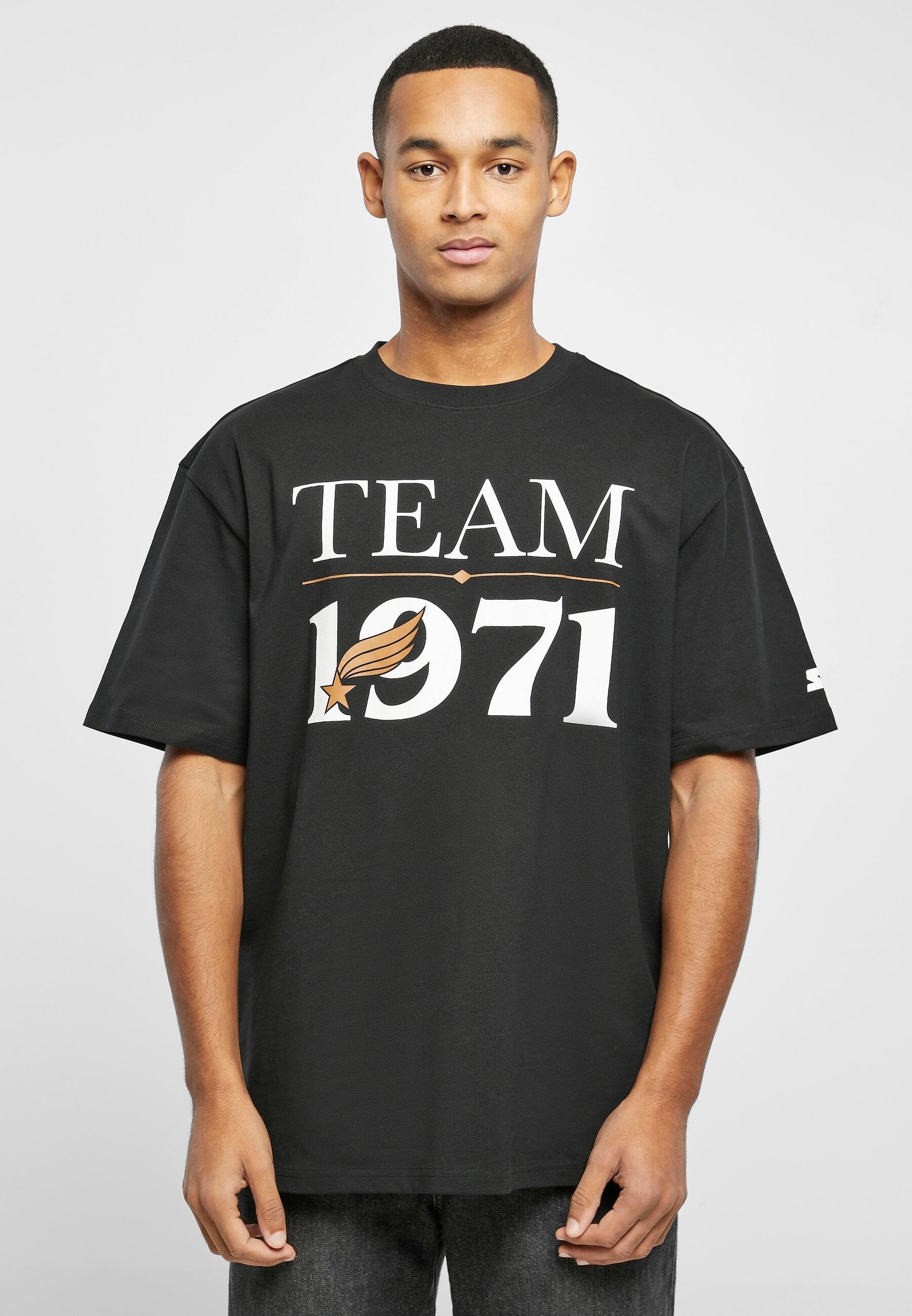 Starter Black Label T-Shirt »Starter Black Label Herren Starter Team 1971 Oversize Tee«, (1 tlg.)
