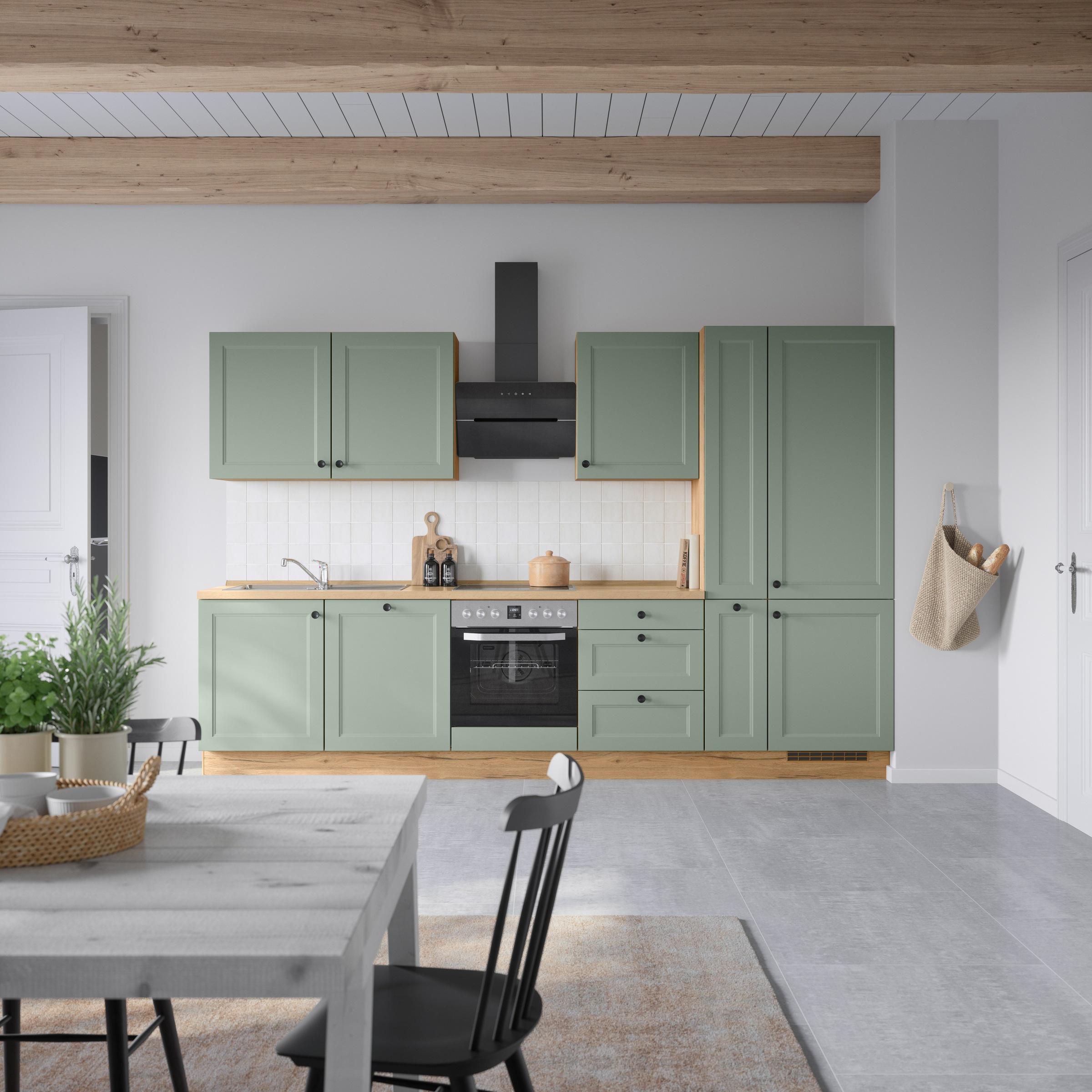 nobilia Küchenzeile ""Cascada II"" vormontiert, Breite 330 cm, Ausrichtung günstig online kaufen