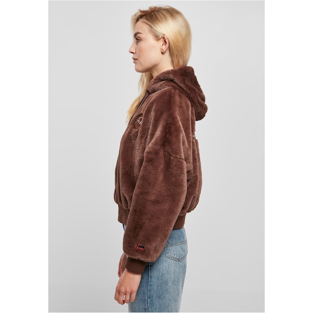 Fubu Sommerjacke »Damen FW224-022-1 Signature Rhinestone Fur Jacket brown«,  (1 St.), ohne Kapuze kaufen | BAUR