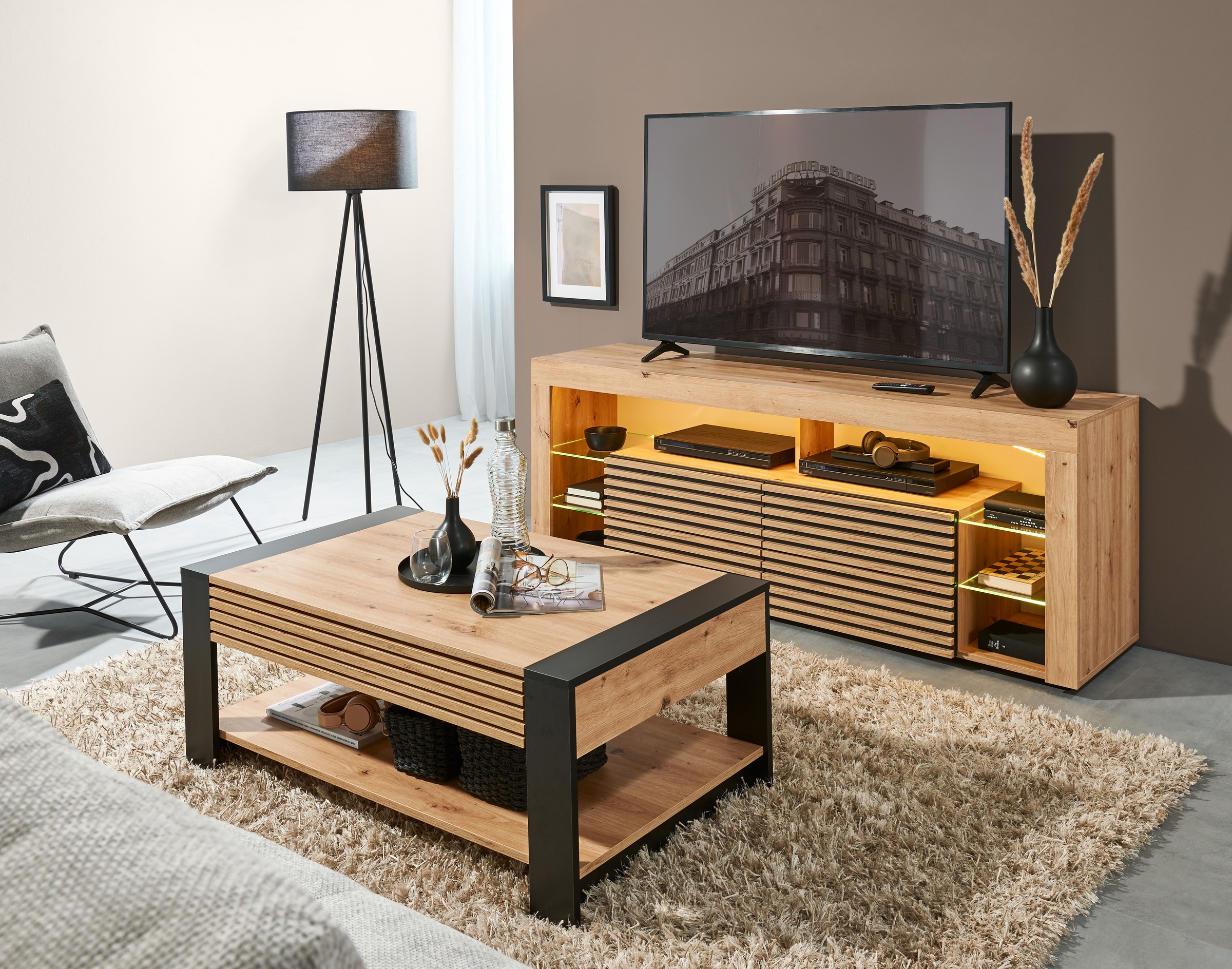 Stolkom Couchtisch "Felipe, TOPSELLER" Wohnzimmertisch, OTTOs Choice, mit S günstig online kaufen