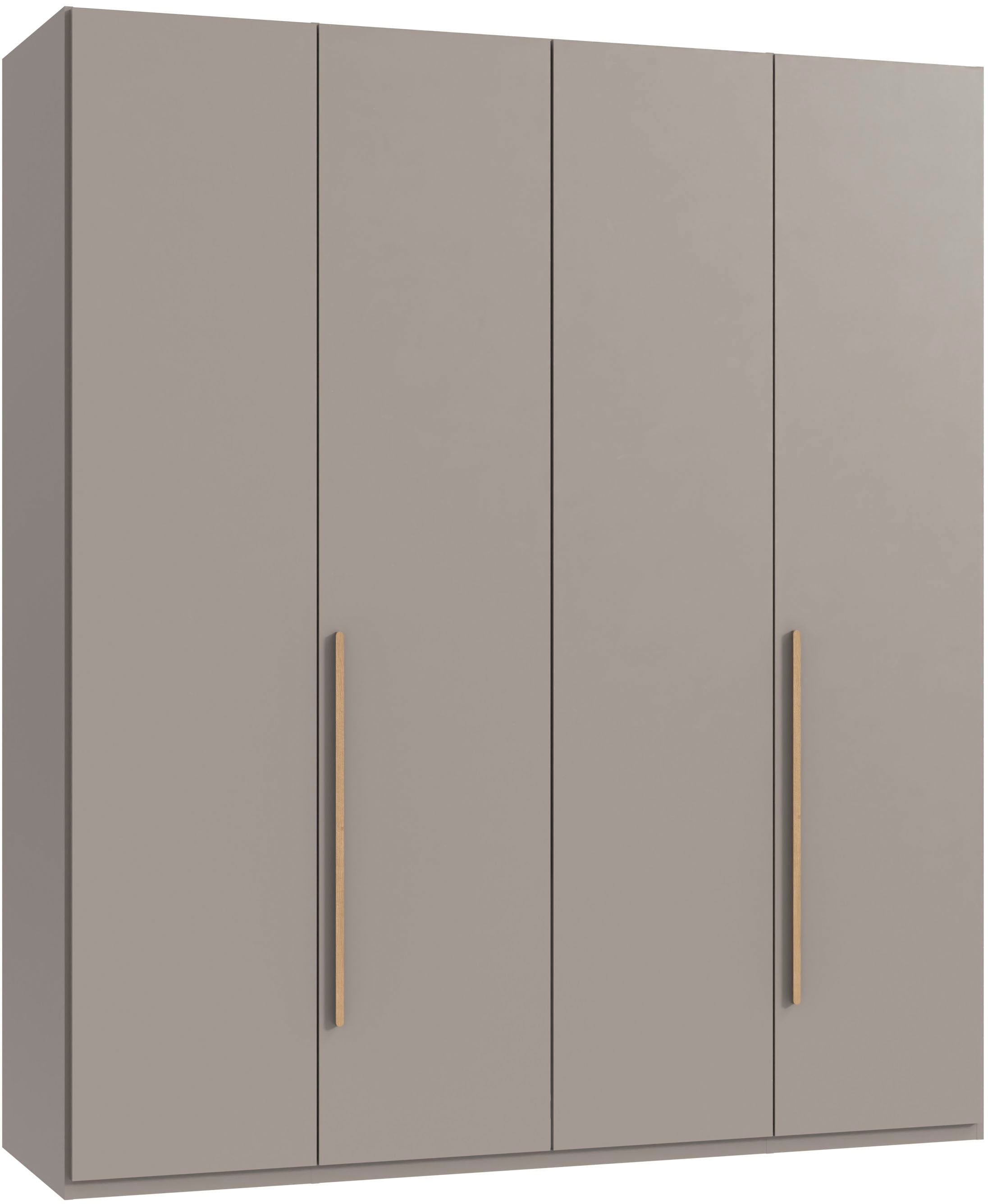 Wimex Drehtürenschrank "Kleiderschrank London, in den Breiten 180cm, 225cm oder 270cm" mit verschiedenen Griffen in goldfarben, silberfarben oder schwarz, wahlweise mit Basic- oder Premium-Ausstattung erhältlich