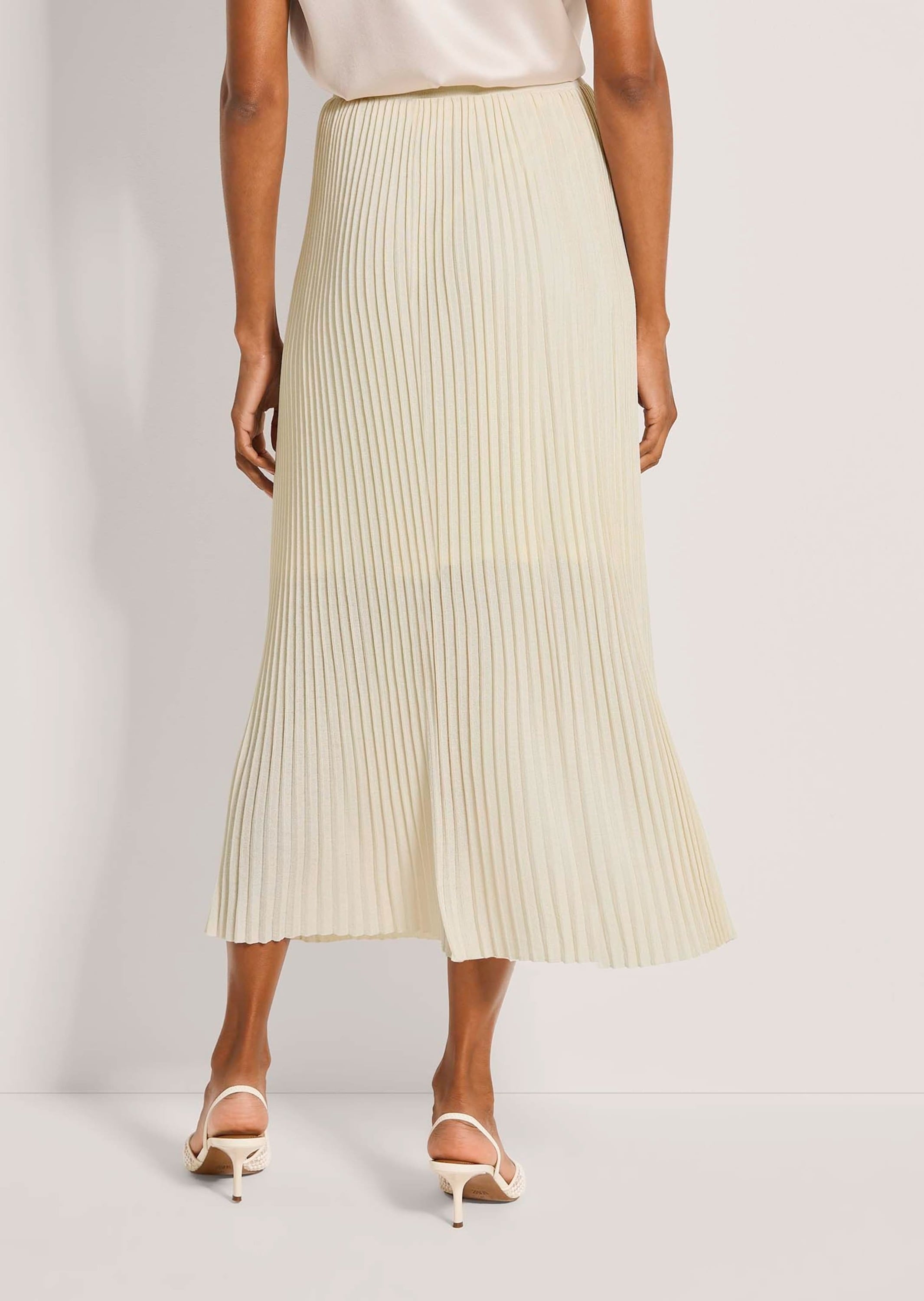 MADELEINE Strickkleid »Plissee-Rock Midi-Strickrock mit elastischem Bund, Plissee«