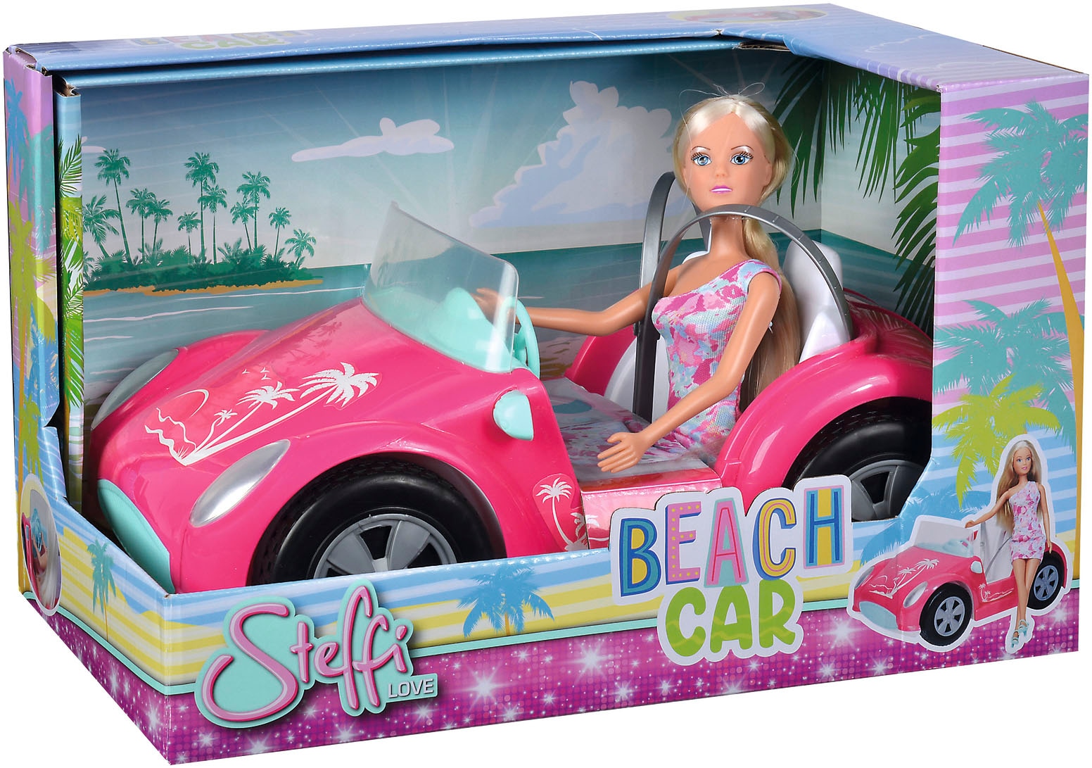 SIMBA Anziehpuppe »Steffi Love Beach Car«