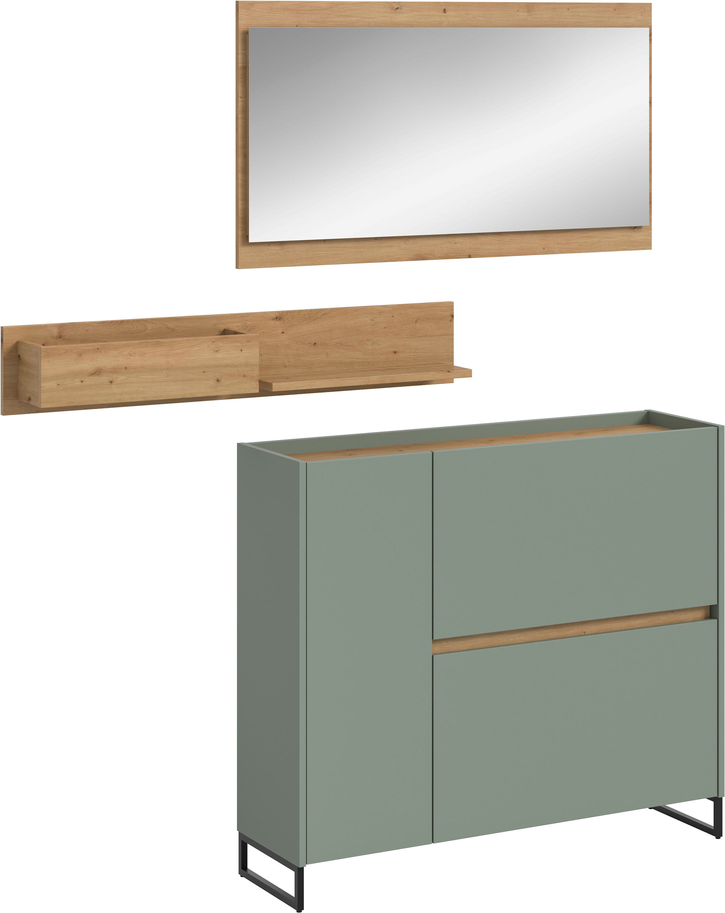 INOSIGN Garderoben-Set "EVRID, 3-teilig, Breite 140 cm, individuell stellba günstig online kaufen