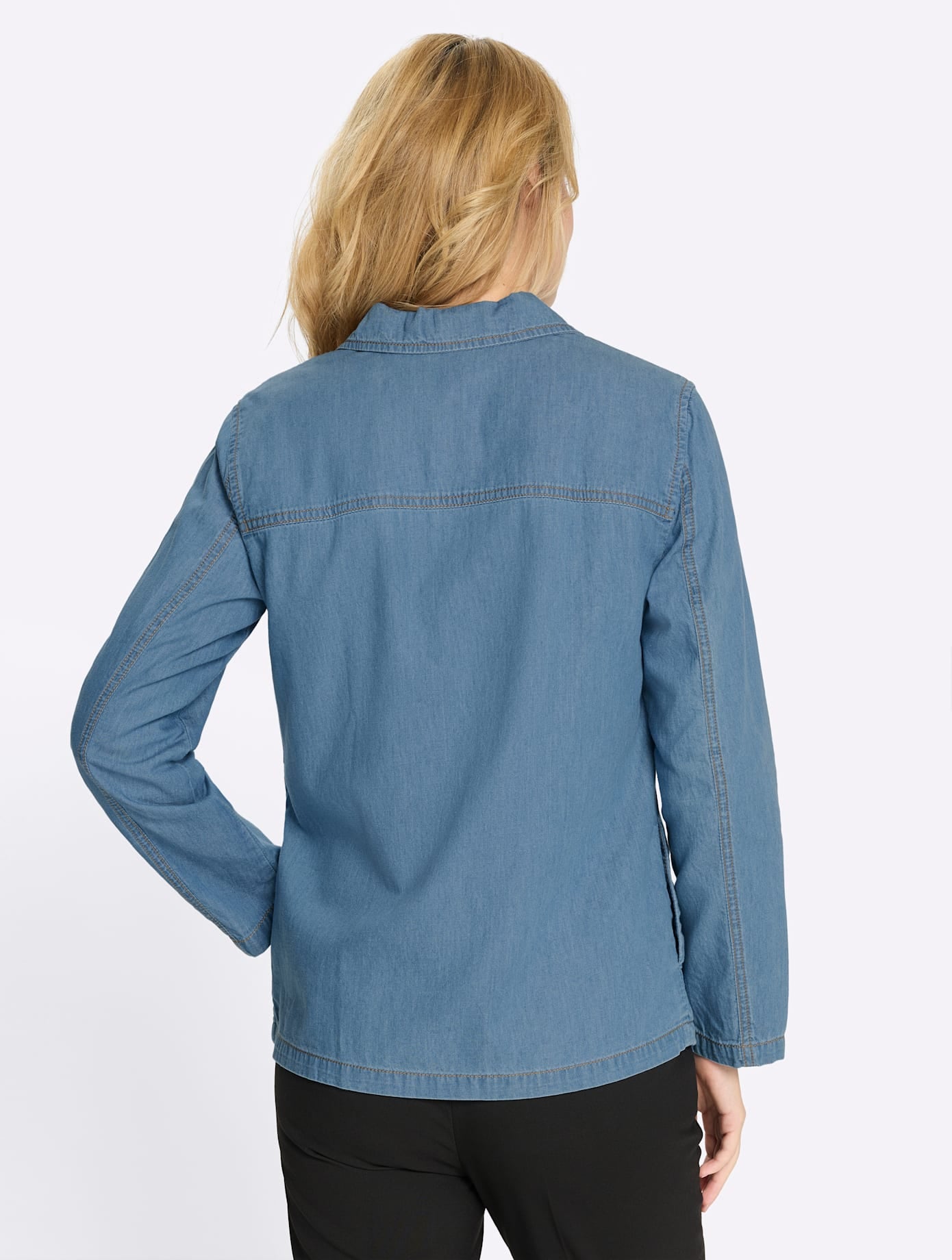 Classic Basics Jeansjacke ohne Kapuze