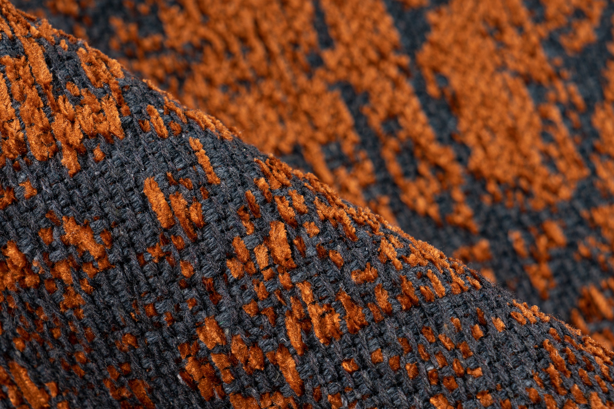 Kayoom Teppich »Kalea 225« rechteckig 8 mm Höhe Flachgewebeteppich mit Relief-Design, Used-Look, moderne Farben