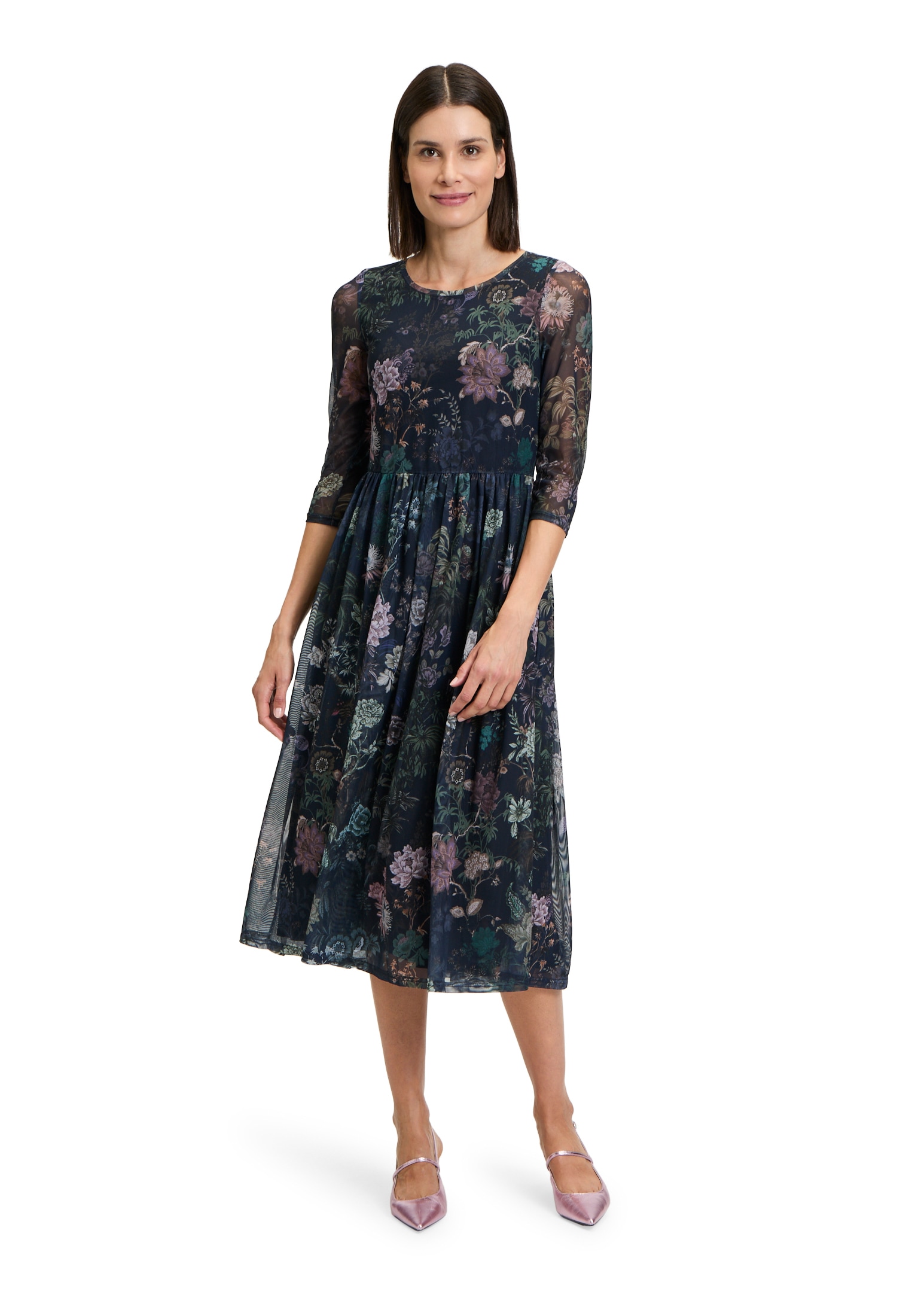 Maxikleid »Vera Mont Maxikleid mit Blumenprint«, Druck