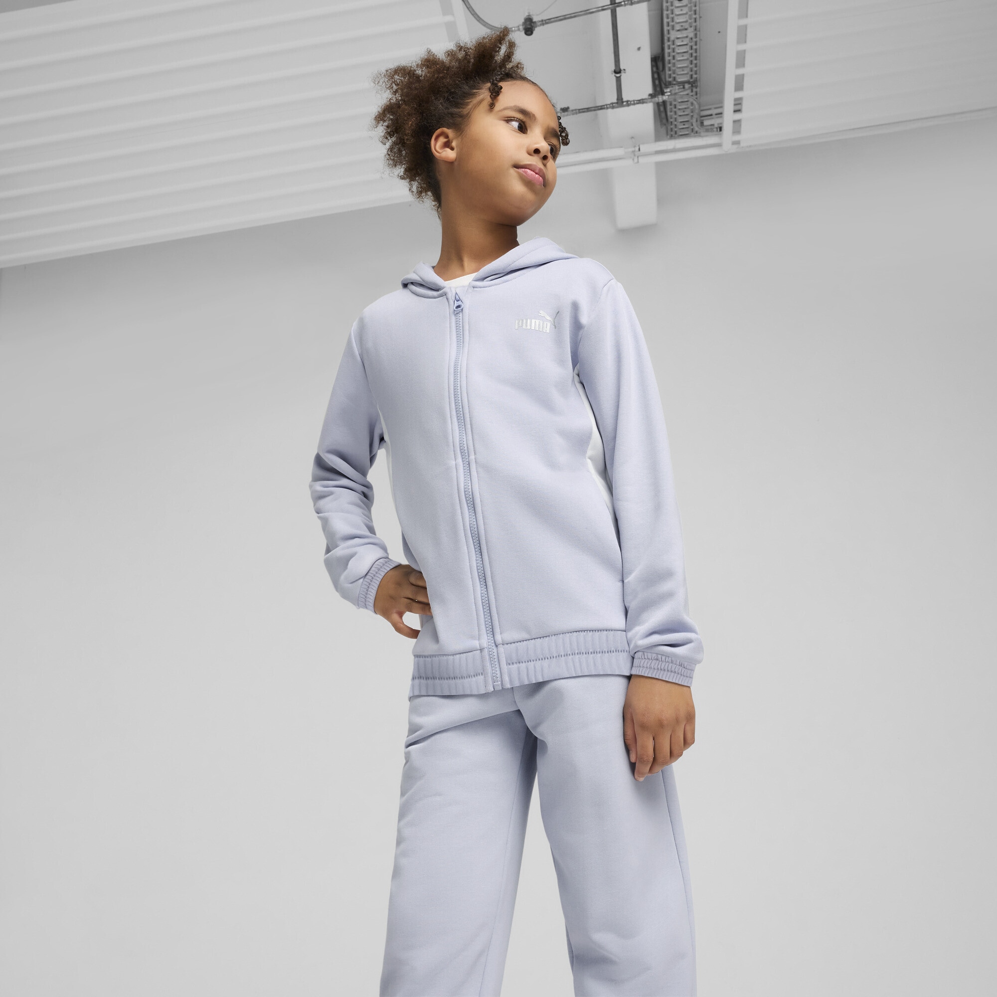 PUMA Jogginganzug »Metallic Jogginganzug mit Kapuze Mädchen«