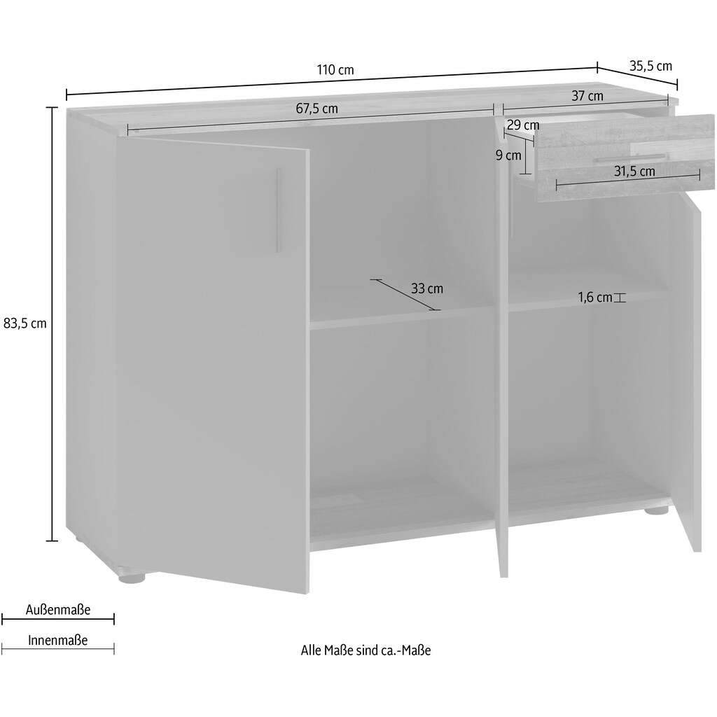 Homexperts Kommode »Justus«