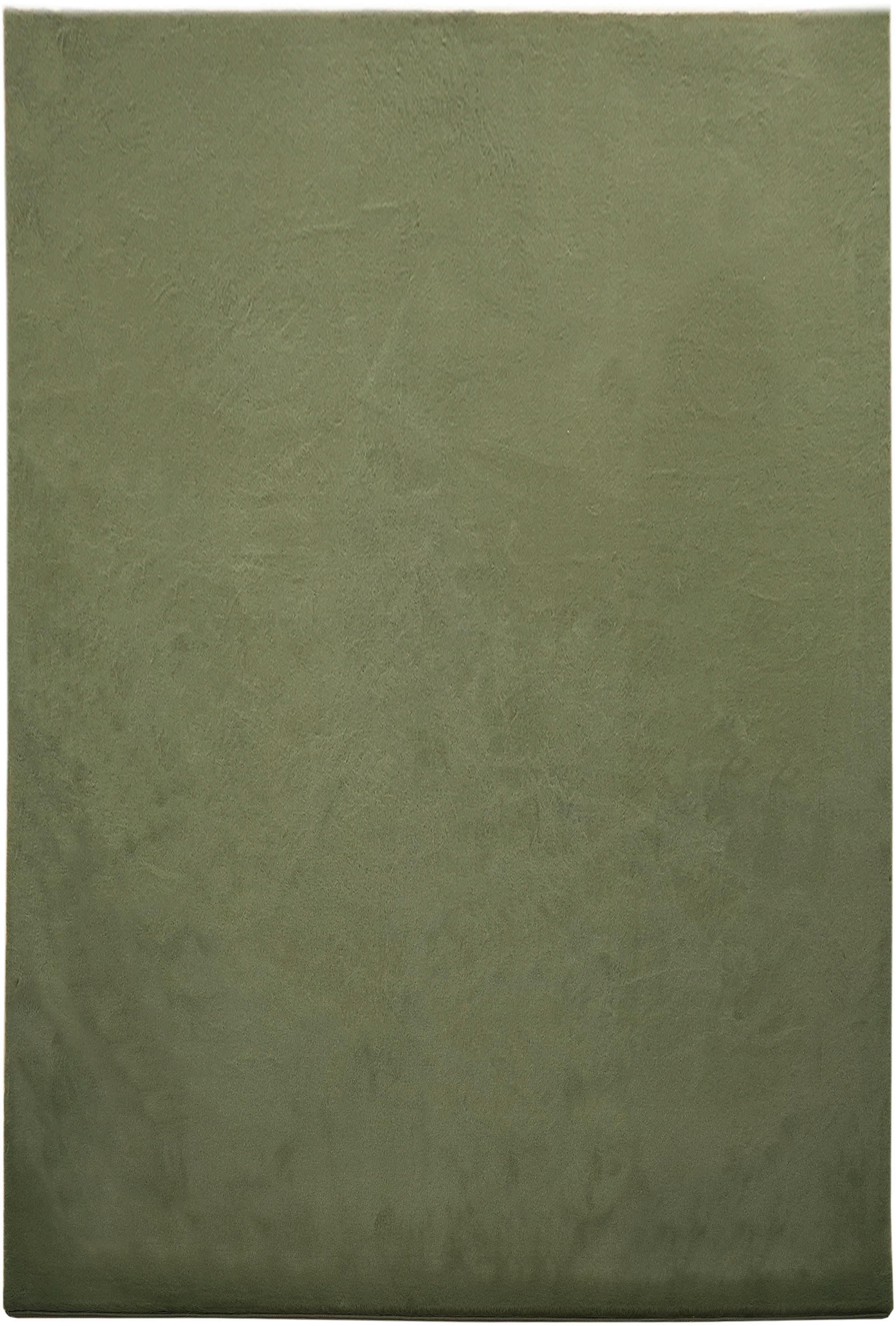 my home Fellteppich »Balu, Kunstfellteppich, Modern, Langflor Teppich«, rechteckig, 20 mm Höhe, Kaninchenfell-Haptik, kuschelig, weich, Wohnzimmer, Schlafzimmer