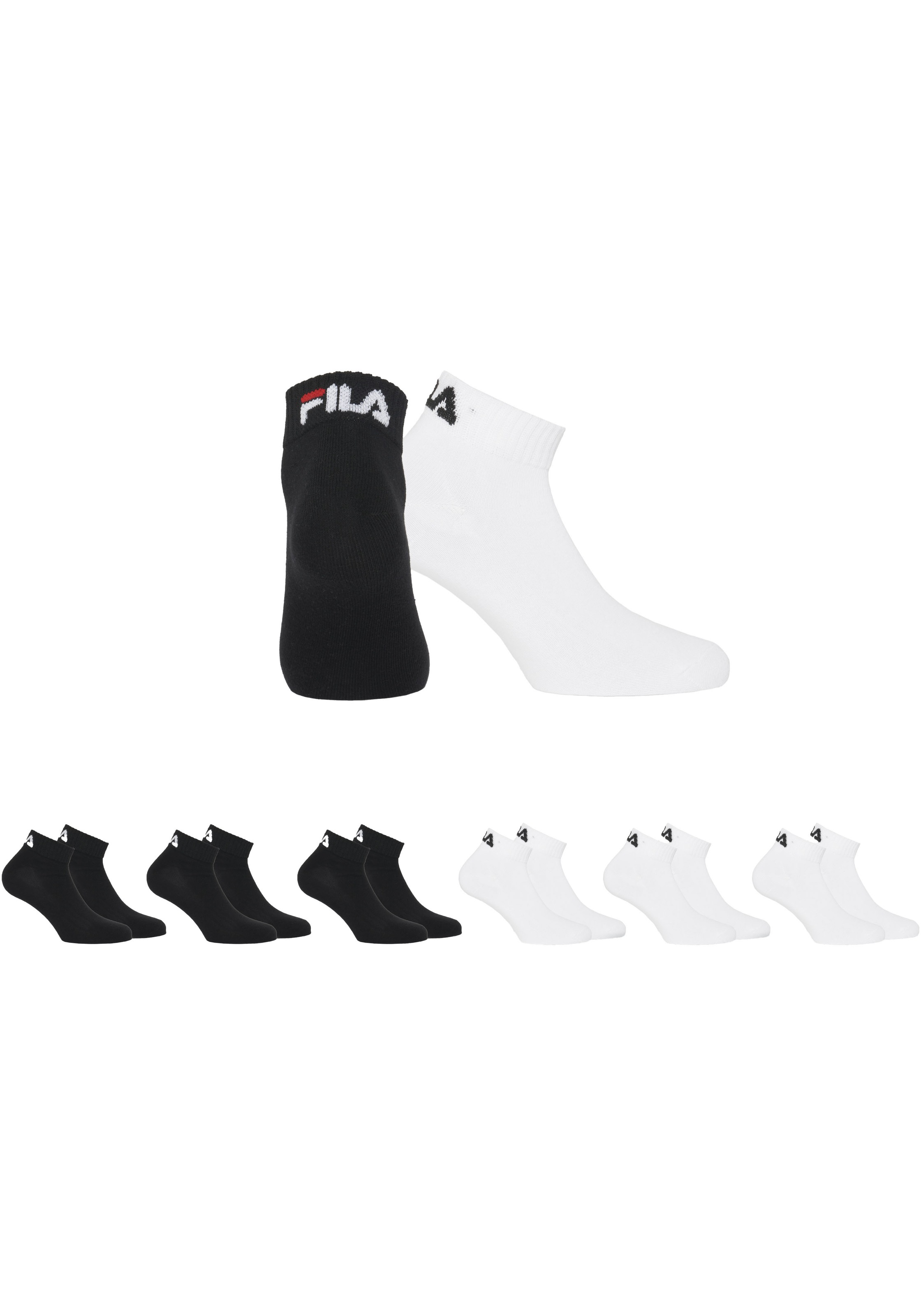 Fila Kurzsocken "UNISEX INVISIBLE PLAIN SOCKS" 6 Stk. tlg. Baumwollmischung günstig online kaufen