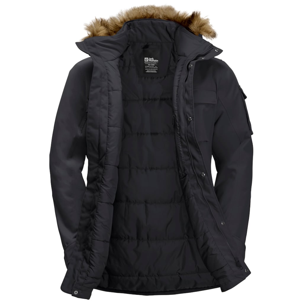 Jack Wolfskin Parka »GLACIER CANYON PARKA«, mit Kapuze