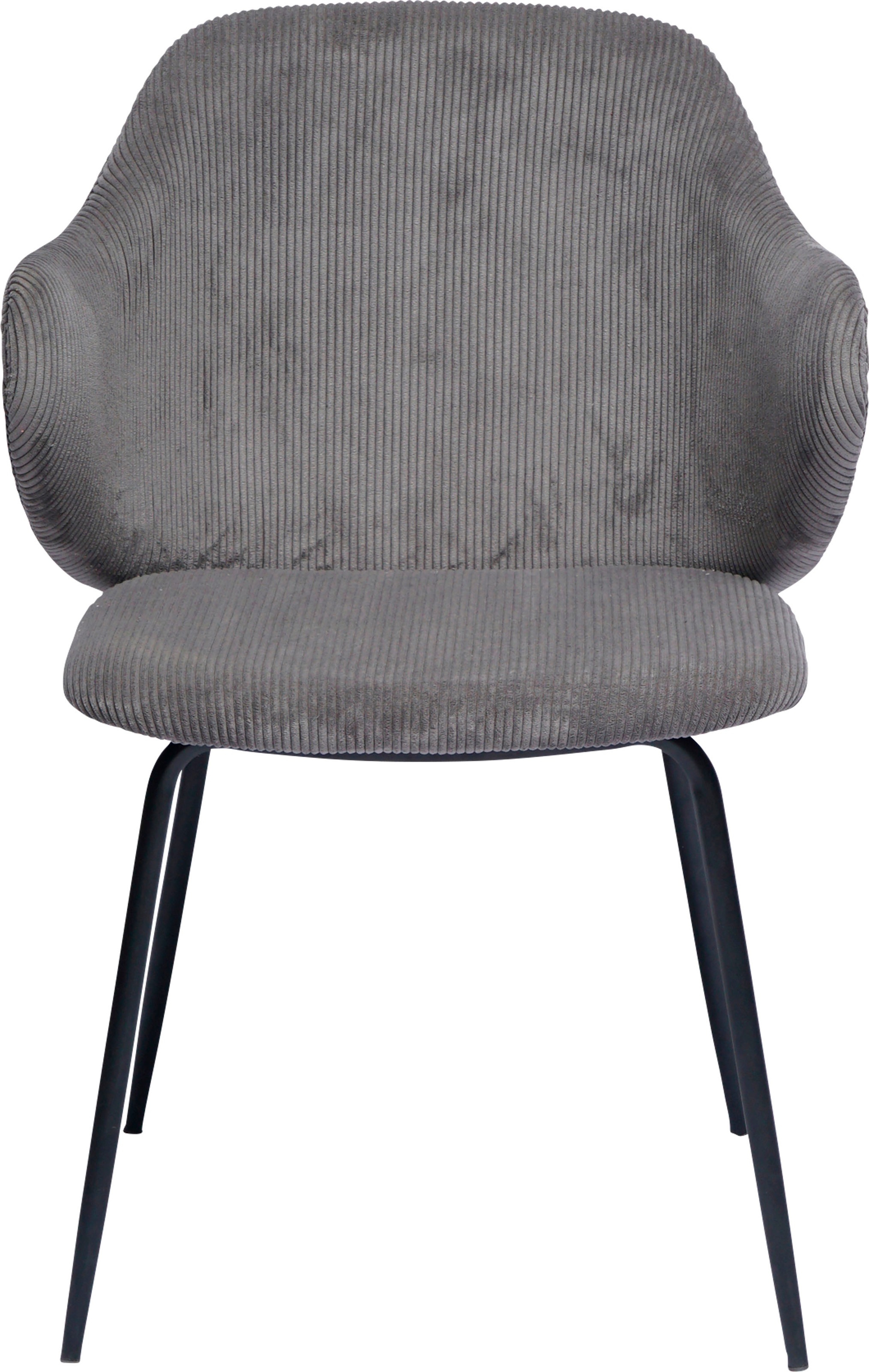 SalesFever Armlehnstuhl "Skive Zweier-Set mit stilvollem Cord-Optik Bezug" günstig online kaufen