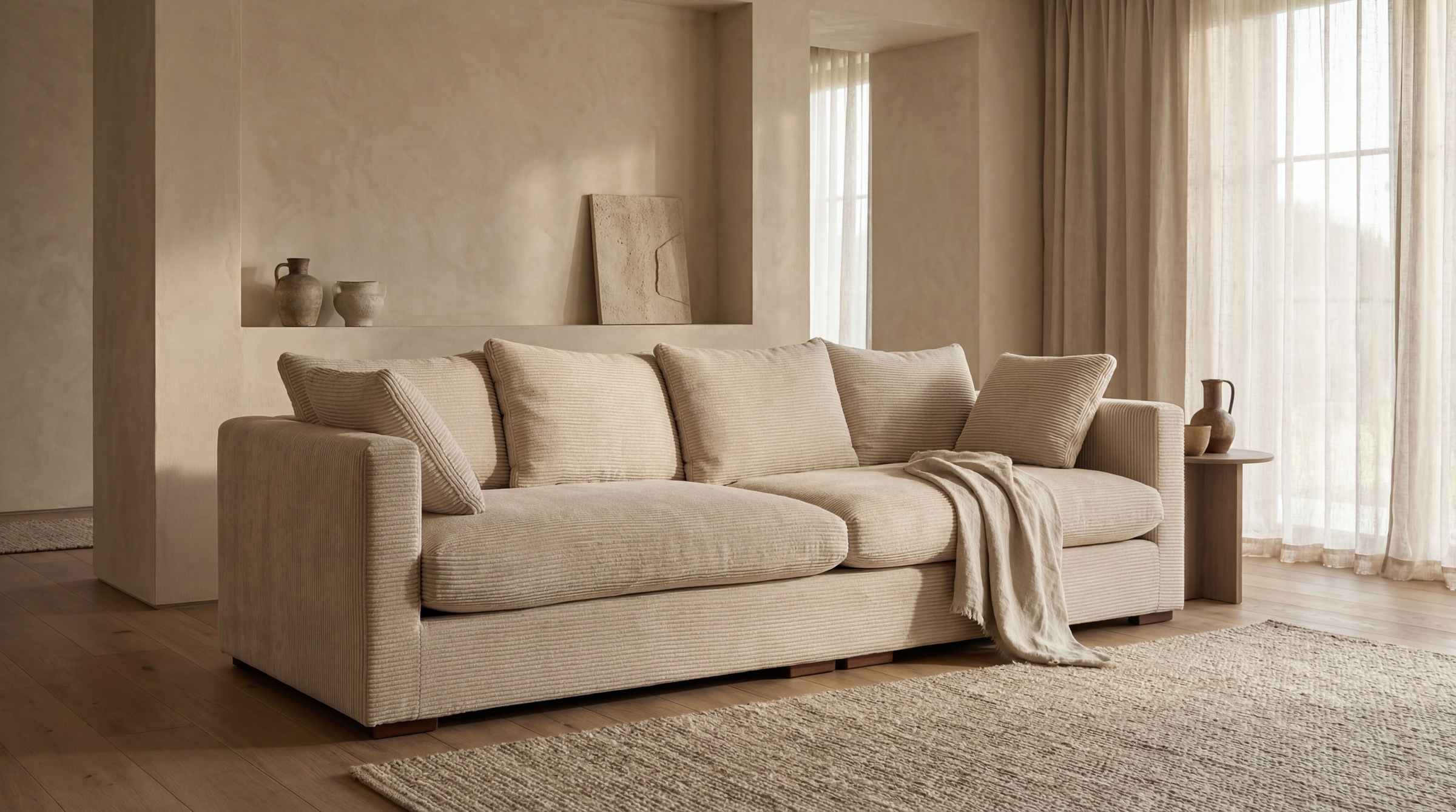 Home affaire Big-Sofa "Coray" extra weich und kuschelig, Füllung mit Federn günstig online kaufen