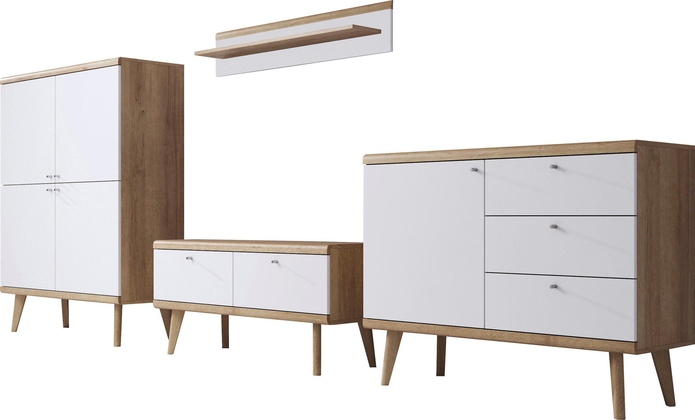 andas Wohnwand »Merle«, (Set, 4 St.), aus der freundin Home Collection |  BAUR