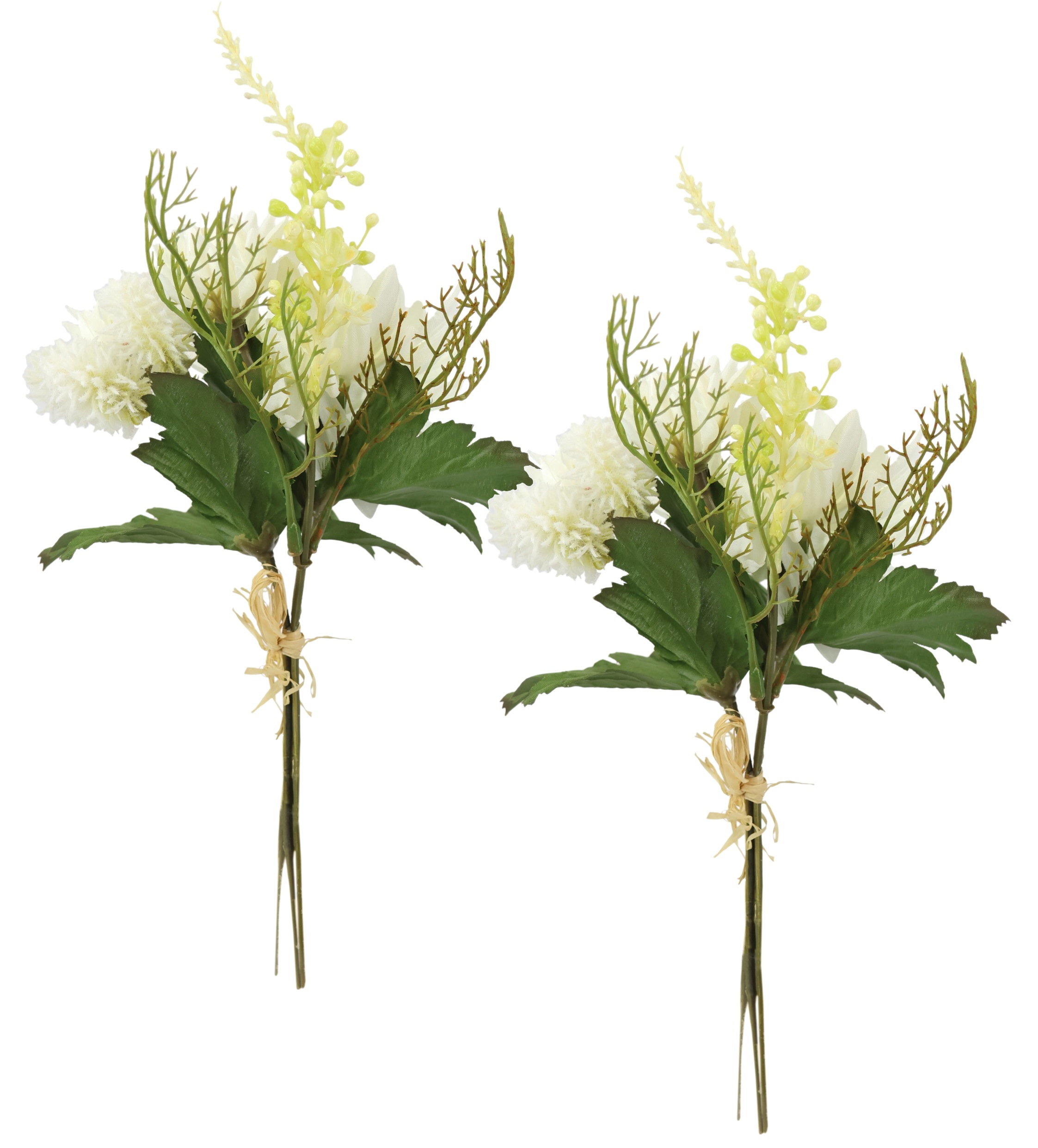 I.GE.A. Kunstblume "Chrysanthemen-Bund 2er Set", 25cm Strauß künstlich Bouq günstig online kaufen