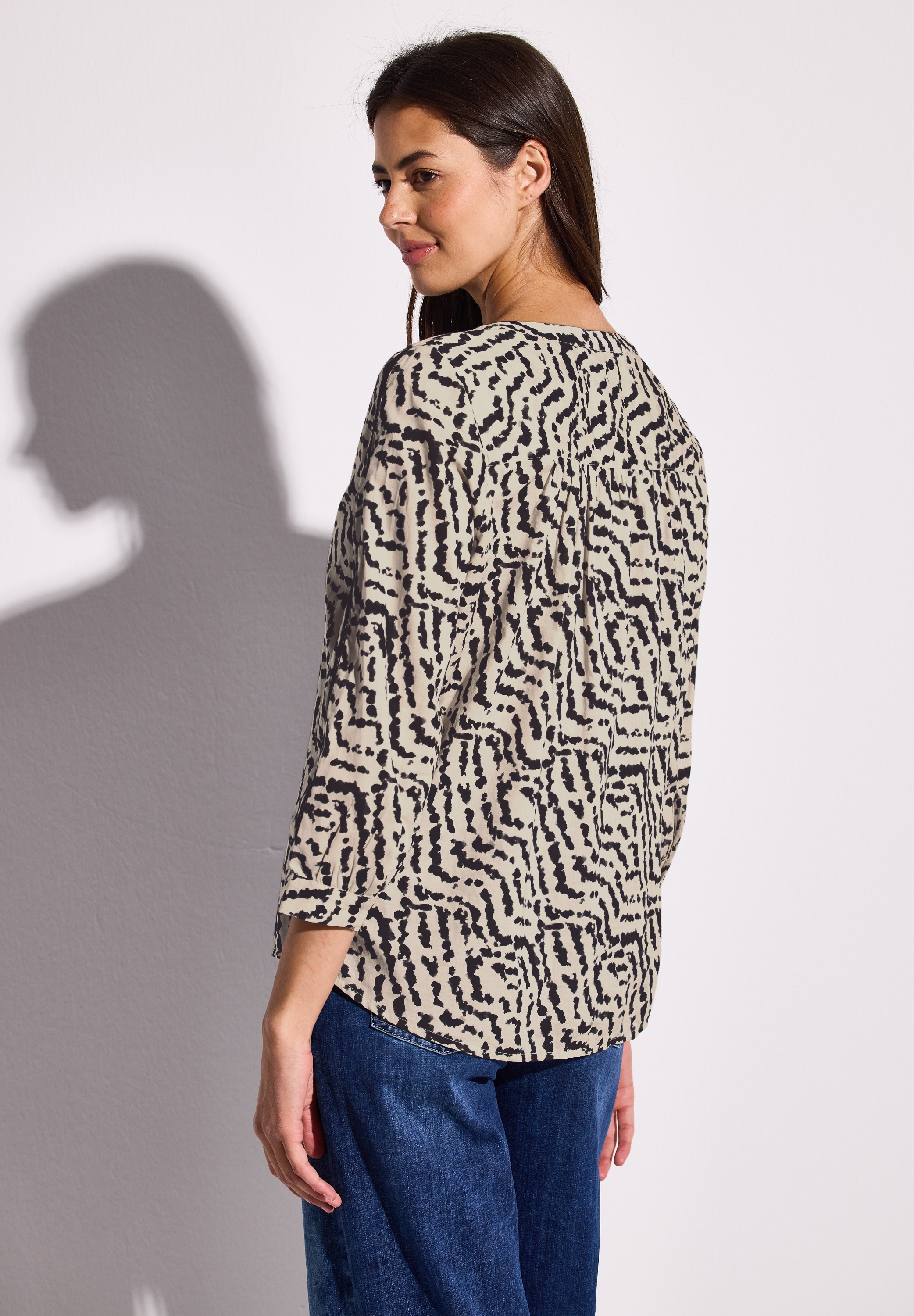 STREET ONE Hemdbluse, mit 3/4 Ärmeln günstig online kaufen