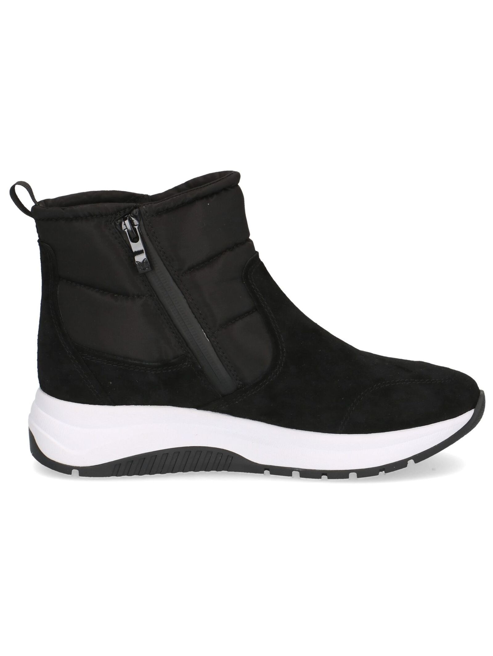 Stiefelette CAPRICE "Caprice Stiefelette Leder/Textil", Damen, Gr. 37, schwarz, Leder, Textil, Schuhe Stiefelette 9